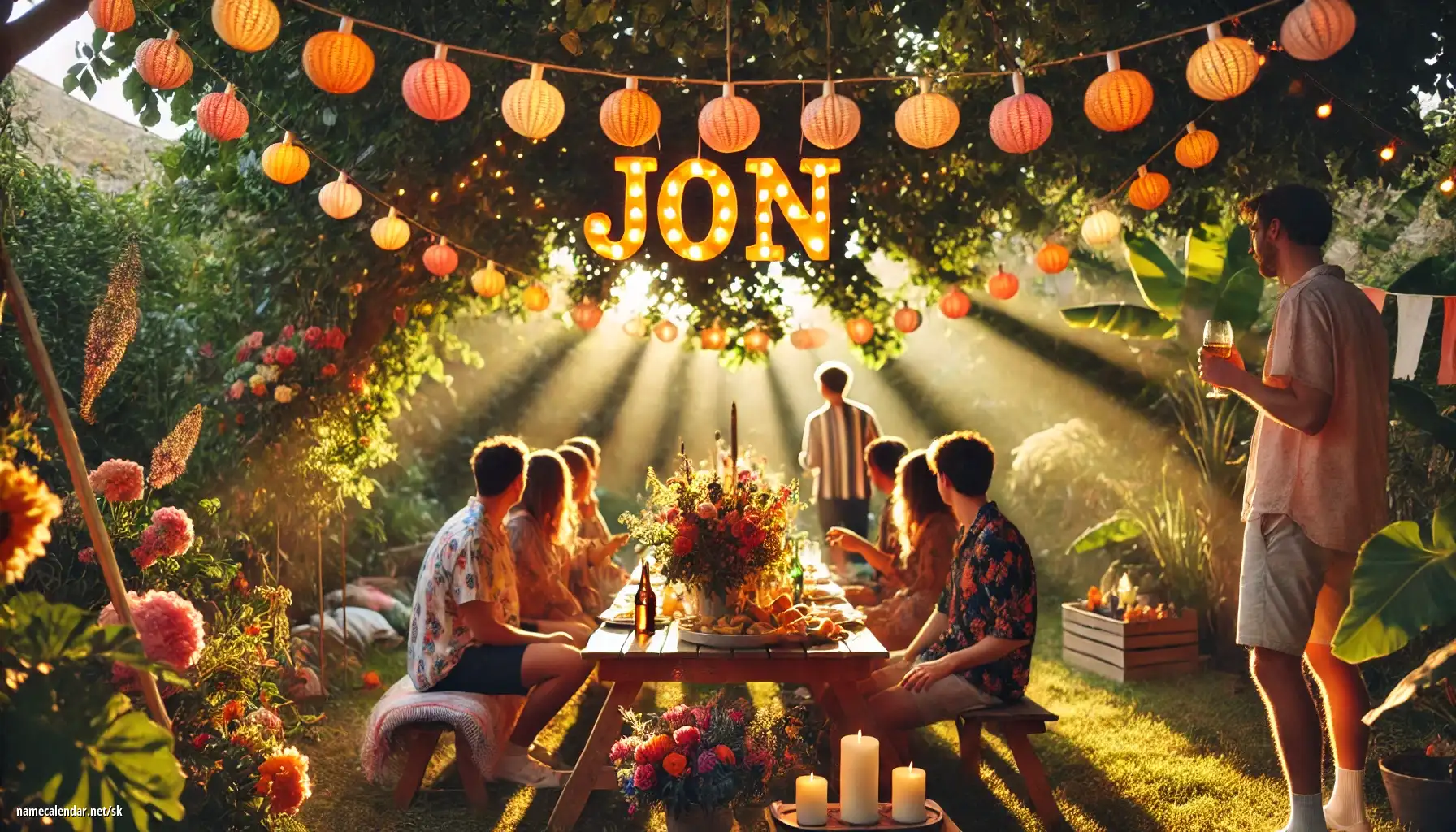 Oslava menín a mien - Jon