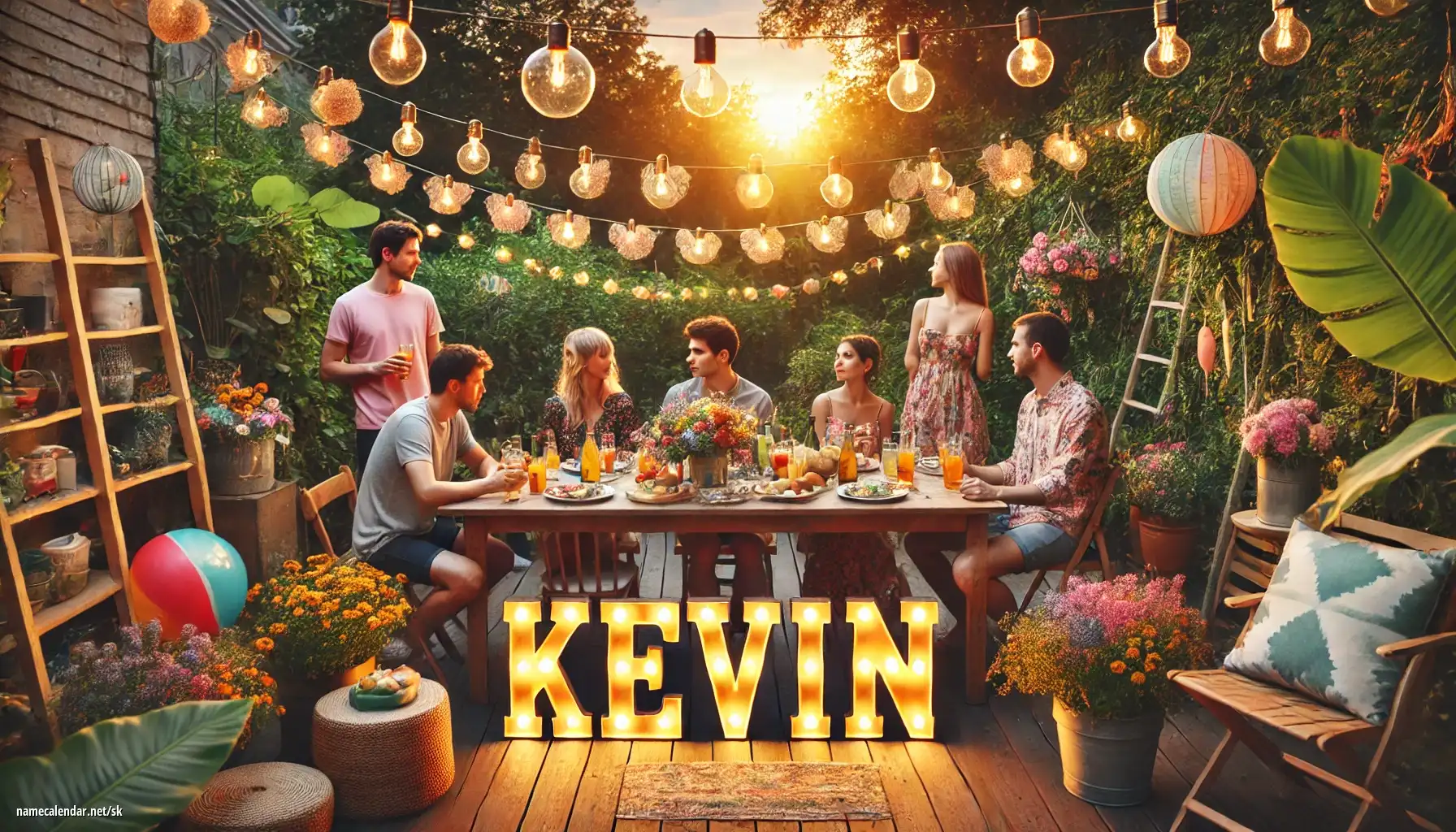 Oslava menín a mien - Kévin