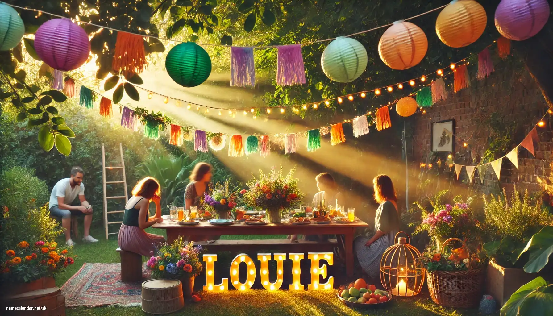 Oslava menín a mien - Louie