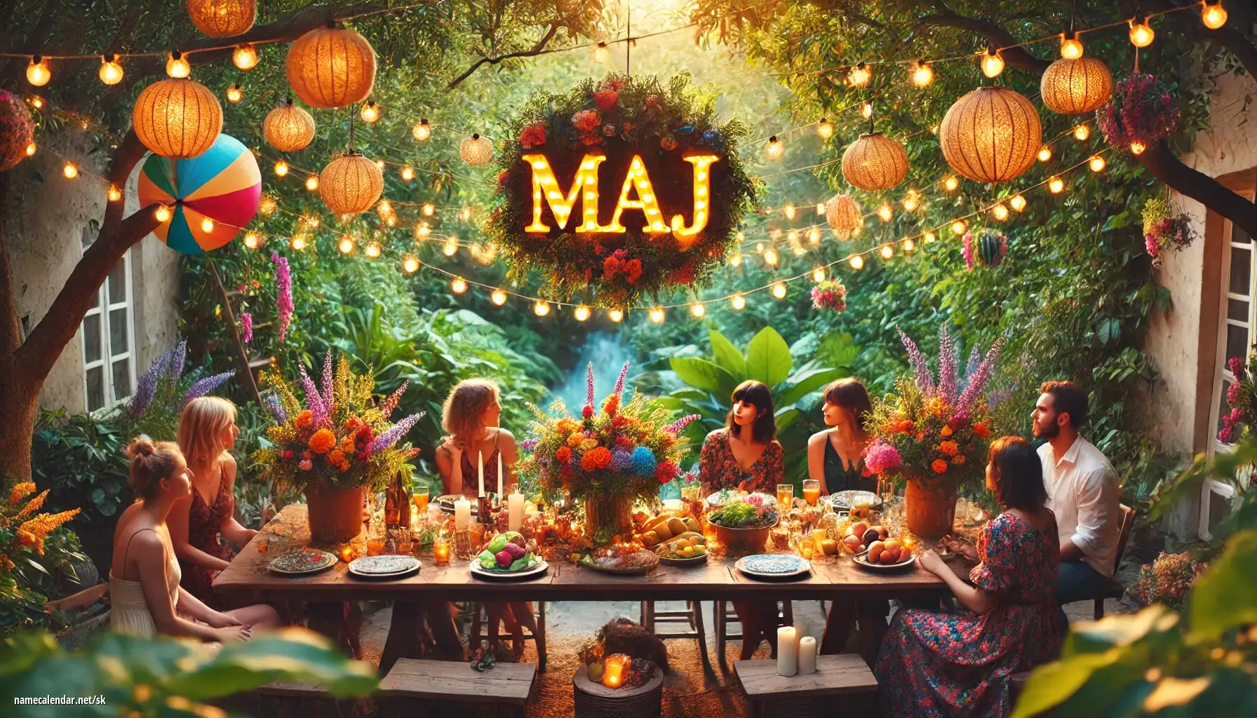 Oslava menín a mien - Maj