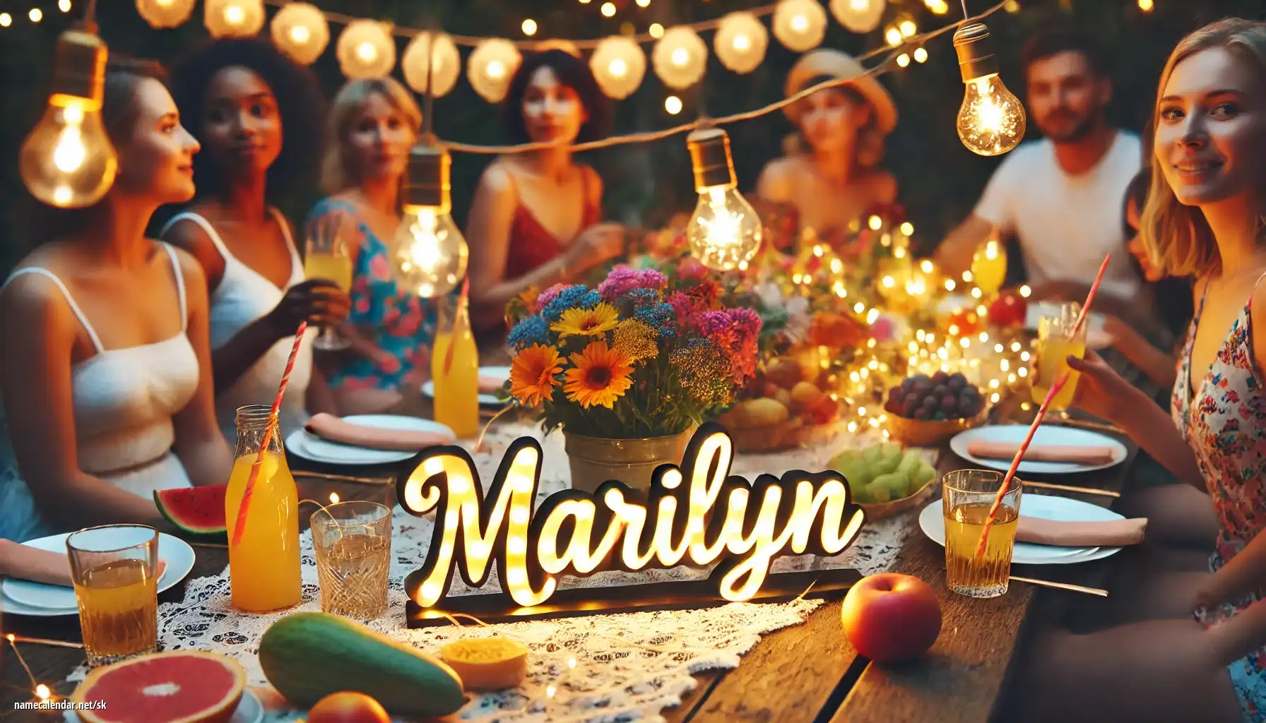 Oslava menín a mien - Marilyn