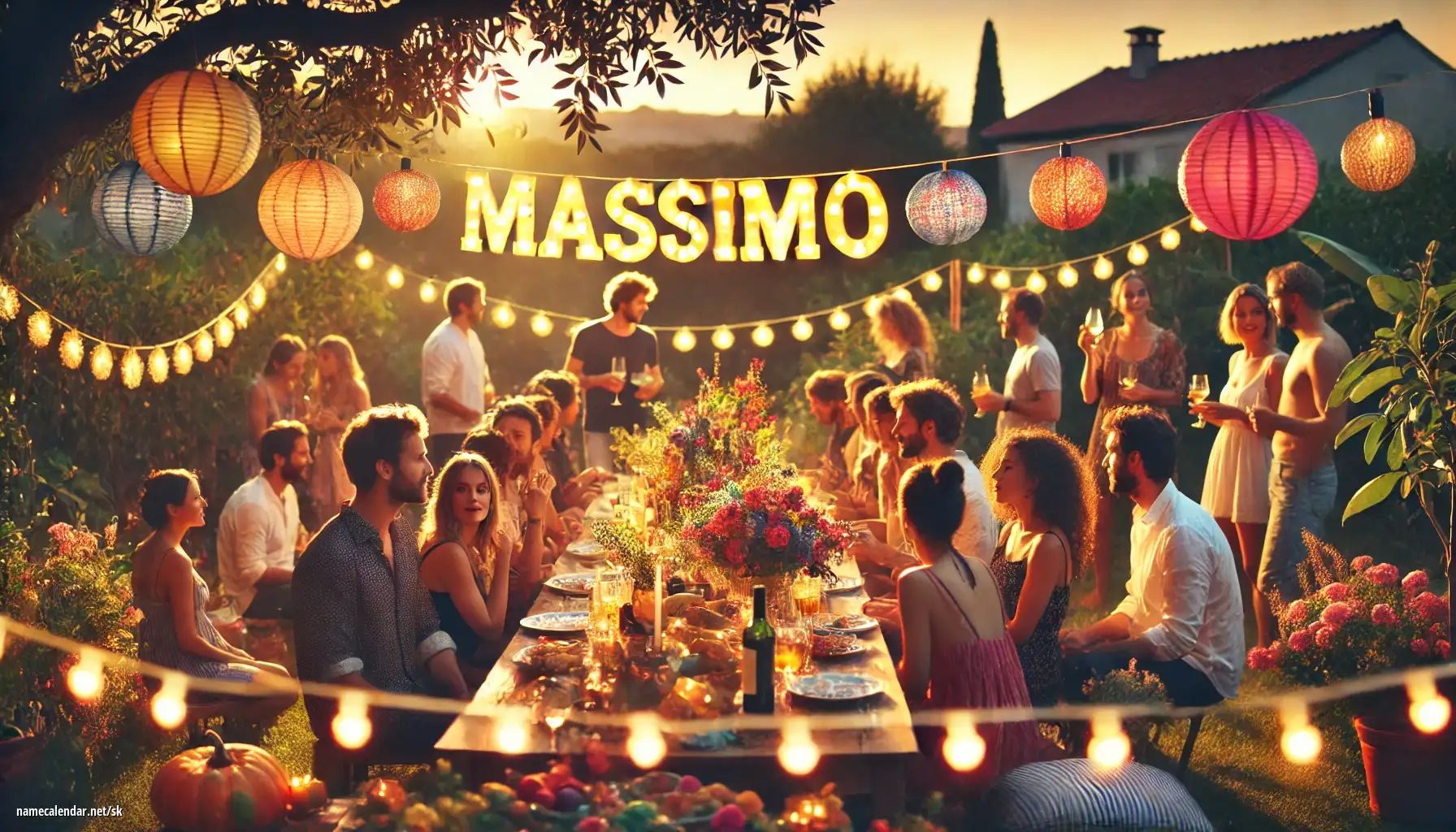 Oslava menín a mien - Massimo