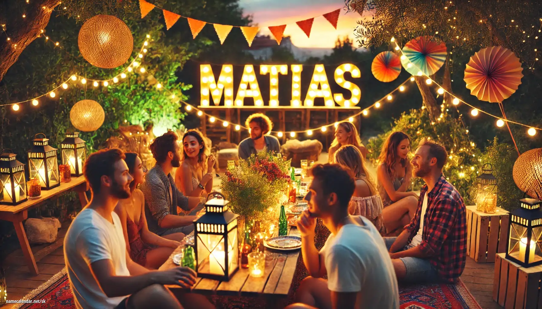 Oslava menín a mien - Matias