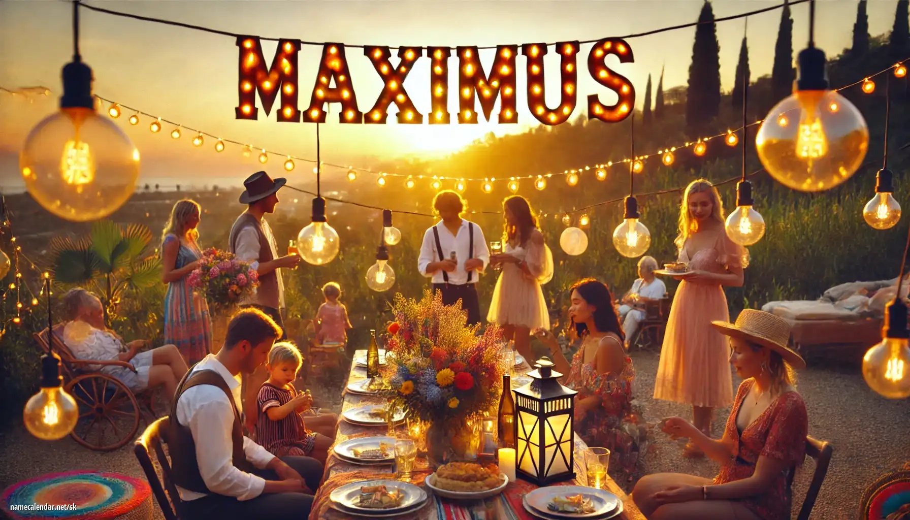 Oslava menín a mien - Maximus