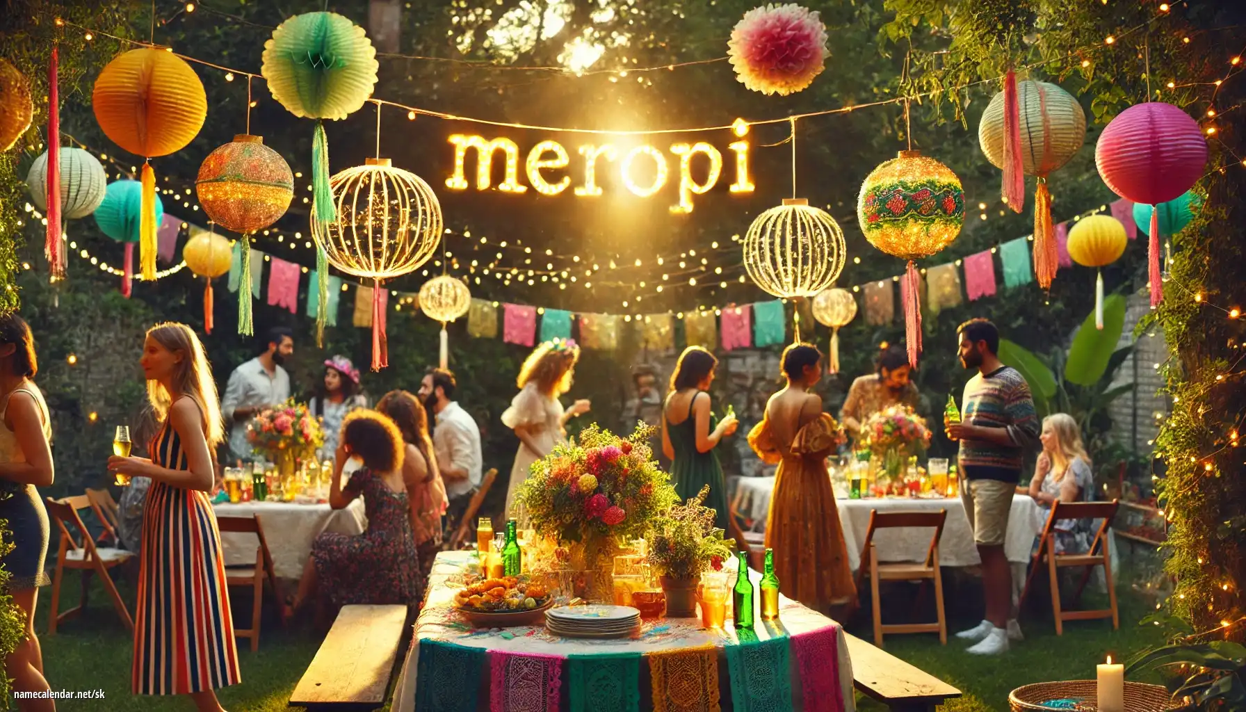 Oslava menín a mien - Meropi