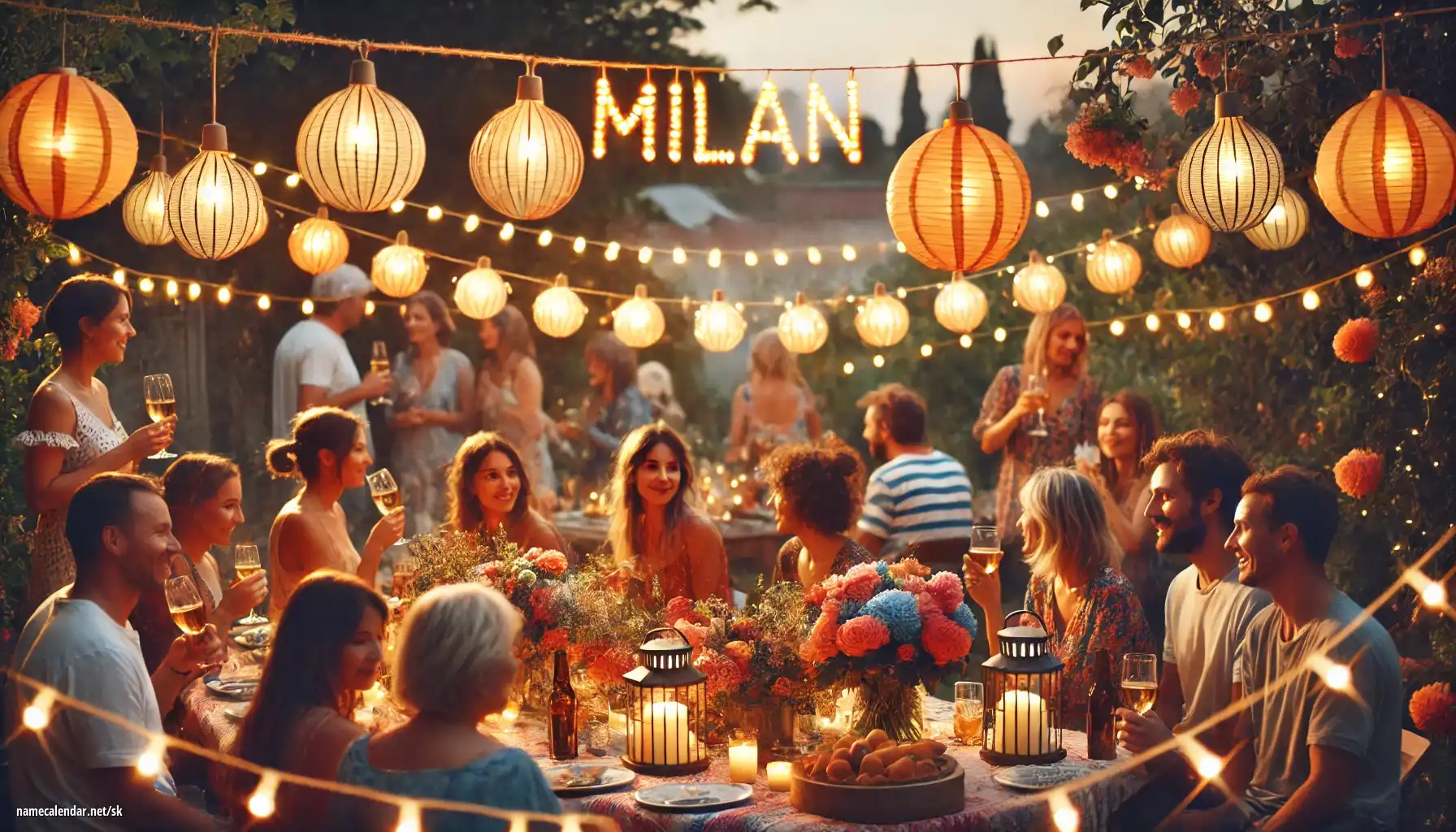 Oslava menín a mien - Milán