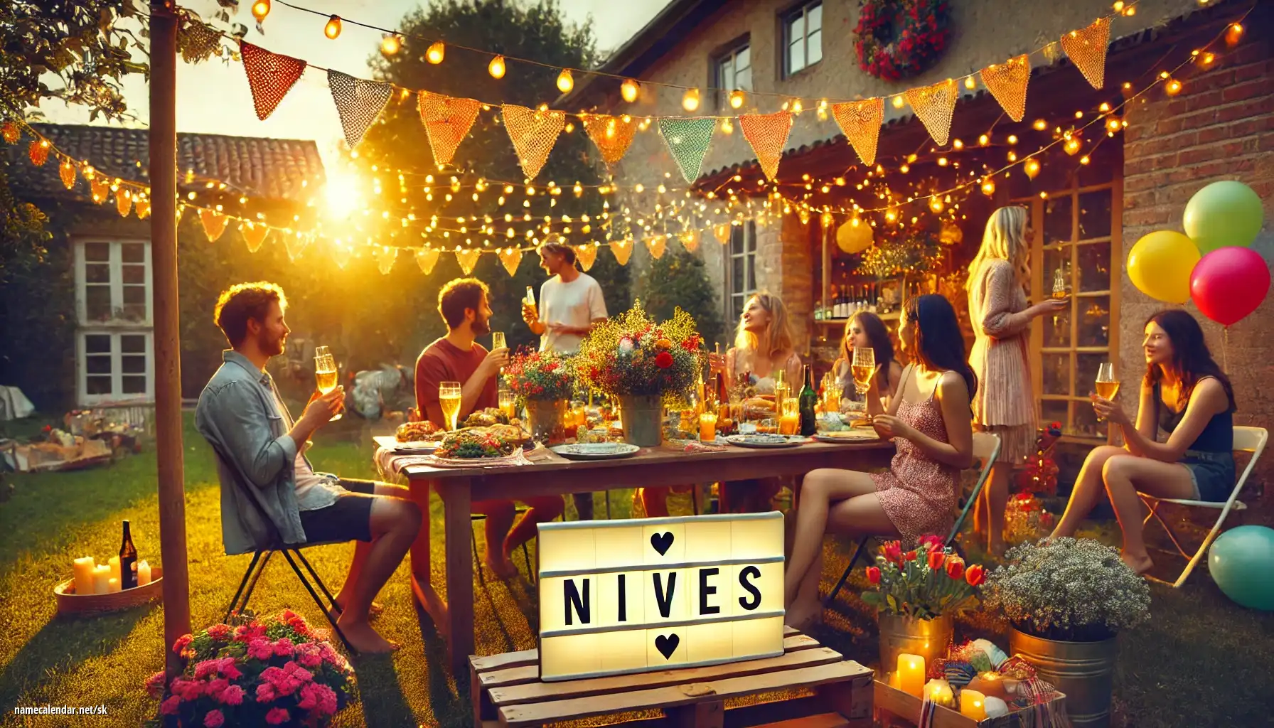 Oslava menín a mien - Nives