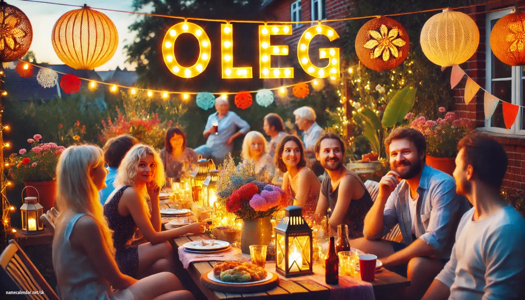 Oslava menín a mien - Oleg