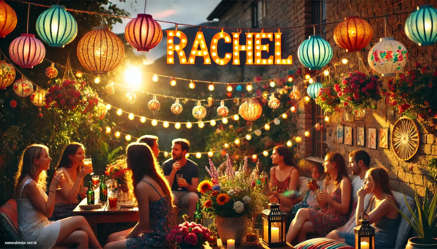 Oslava menín a mien - Rachel