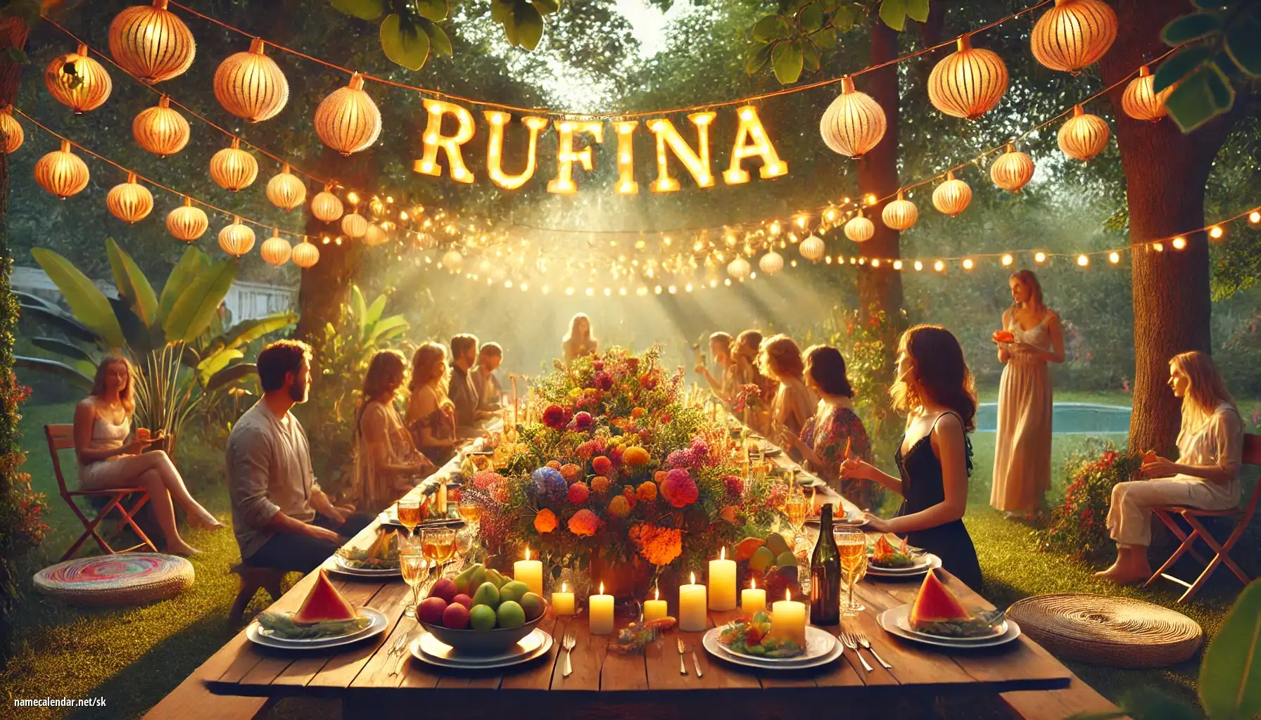 Oslava menín a mien - Rufina