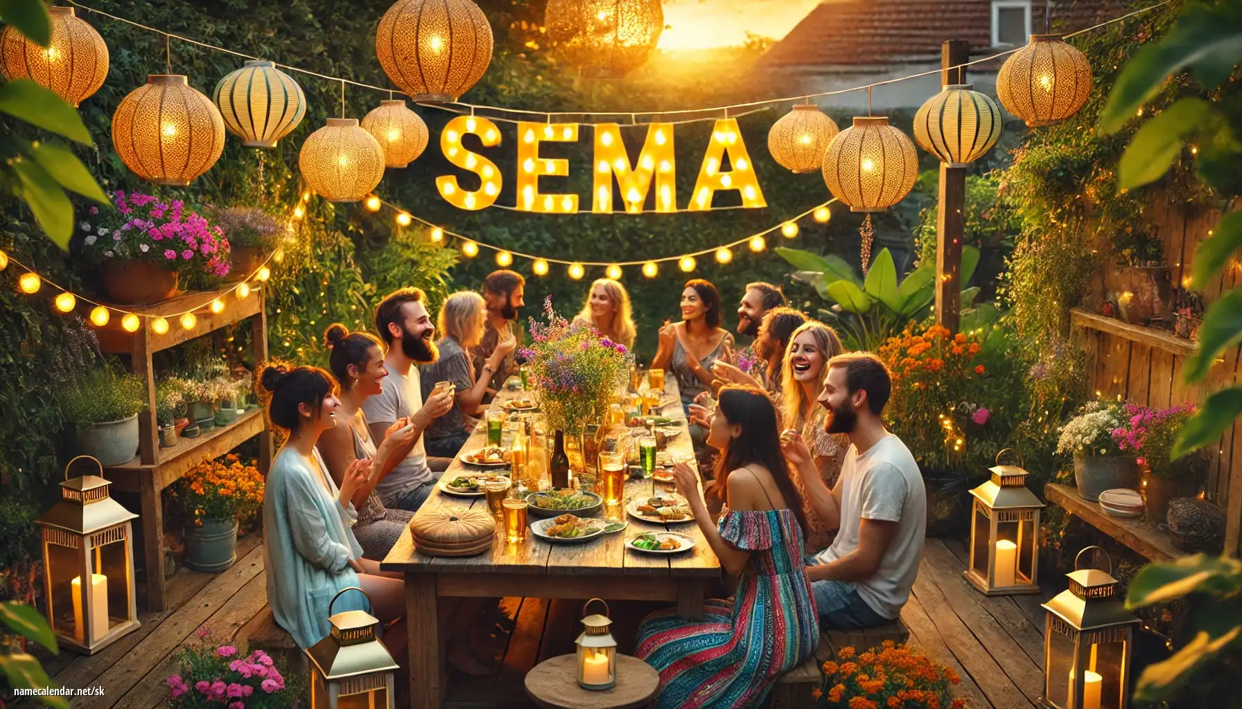 Oslava menín a mien - Sema