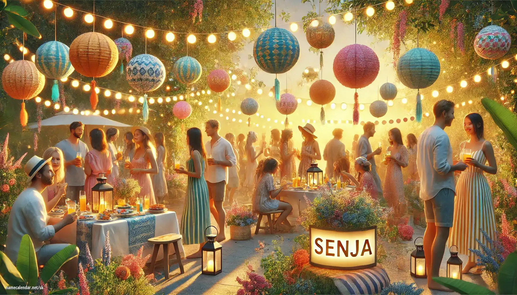 Oslava menín a mien - Senja