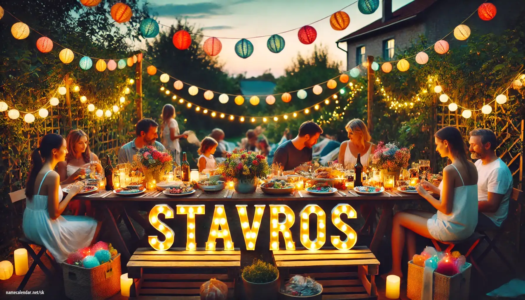 Oslava menín a mien - Stavros