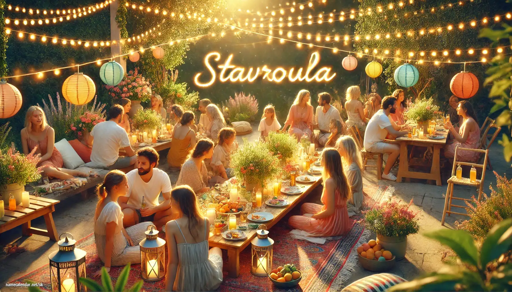 Oslava menín a mien - Stavroula