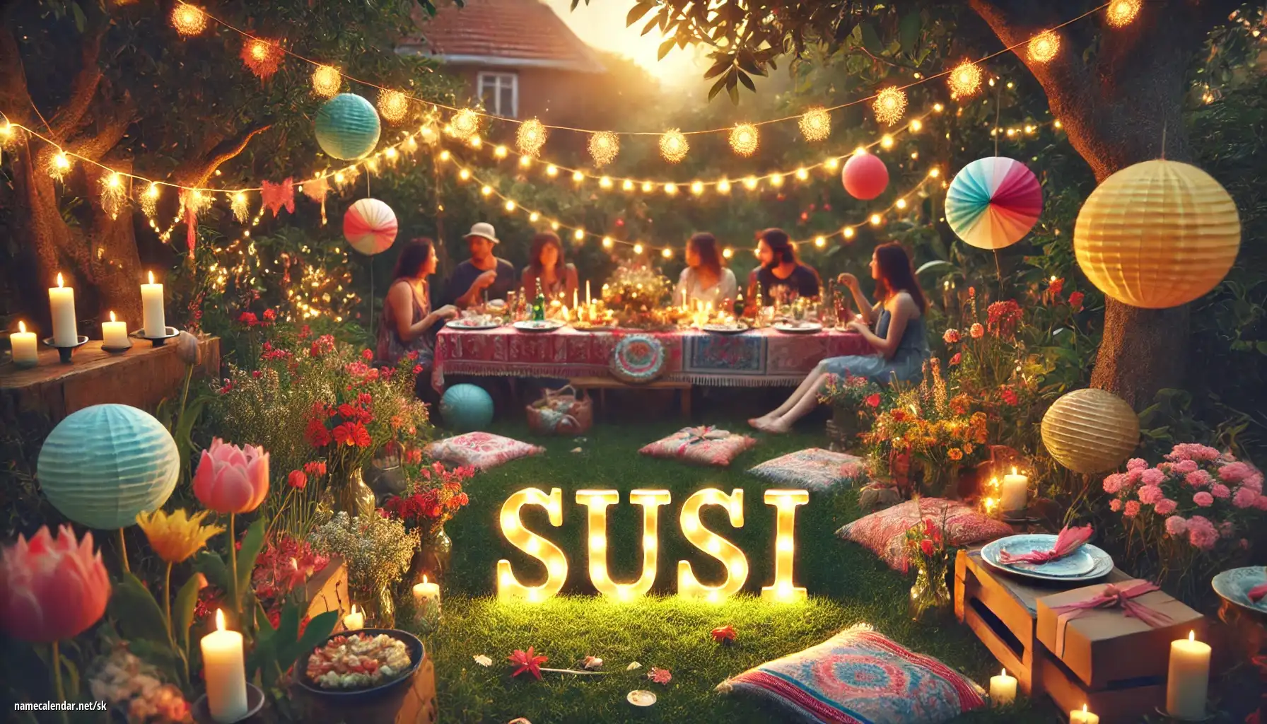 Oslava menín a mien - Susi