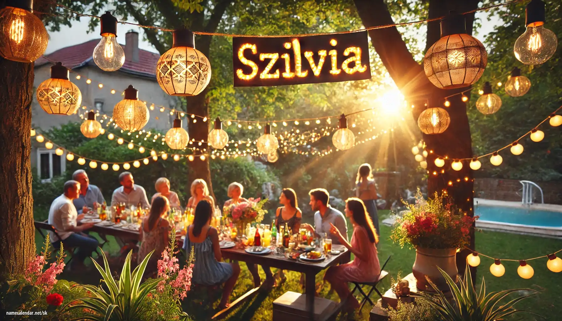 Oslava menín a mien - Szilvia