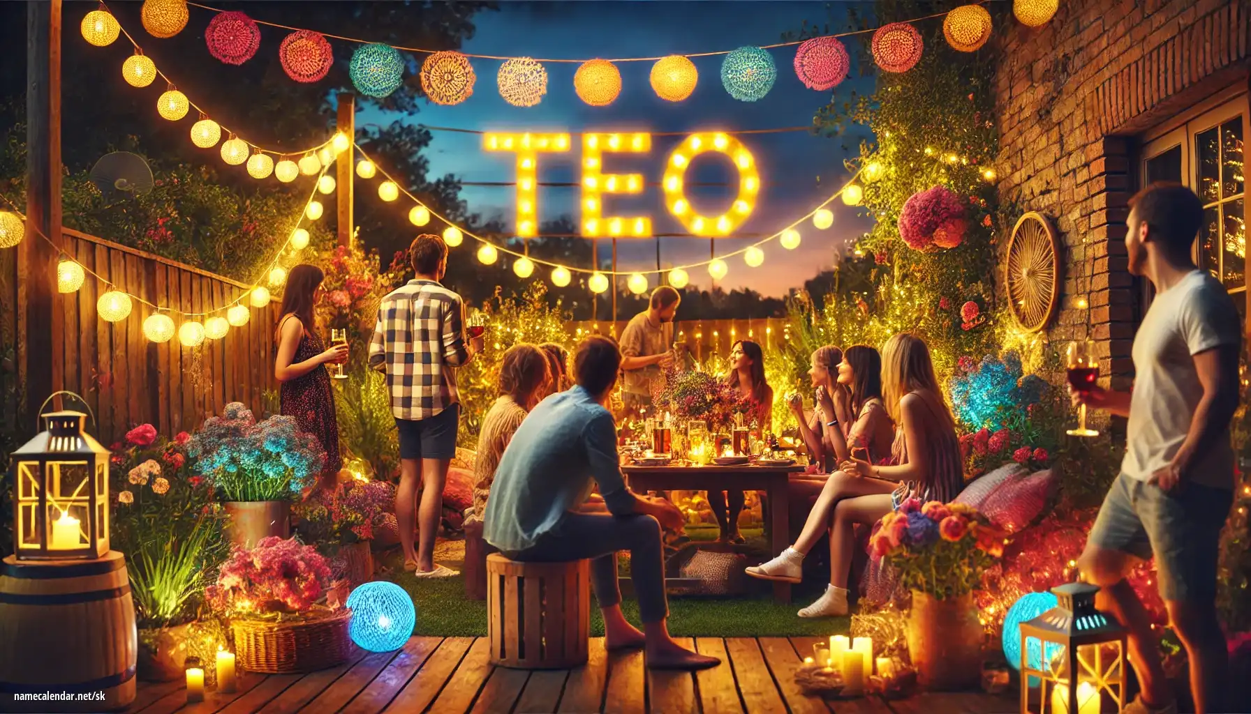 Oslava menín a mien - Teo