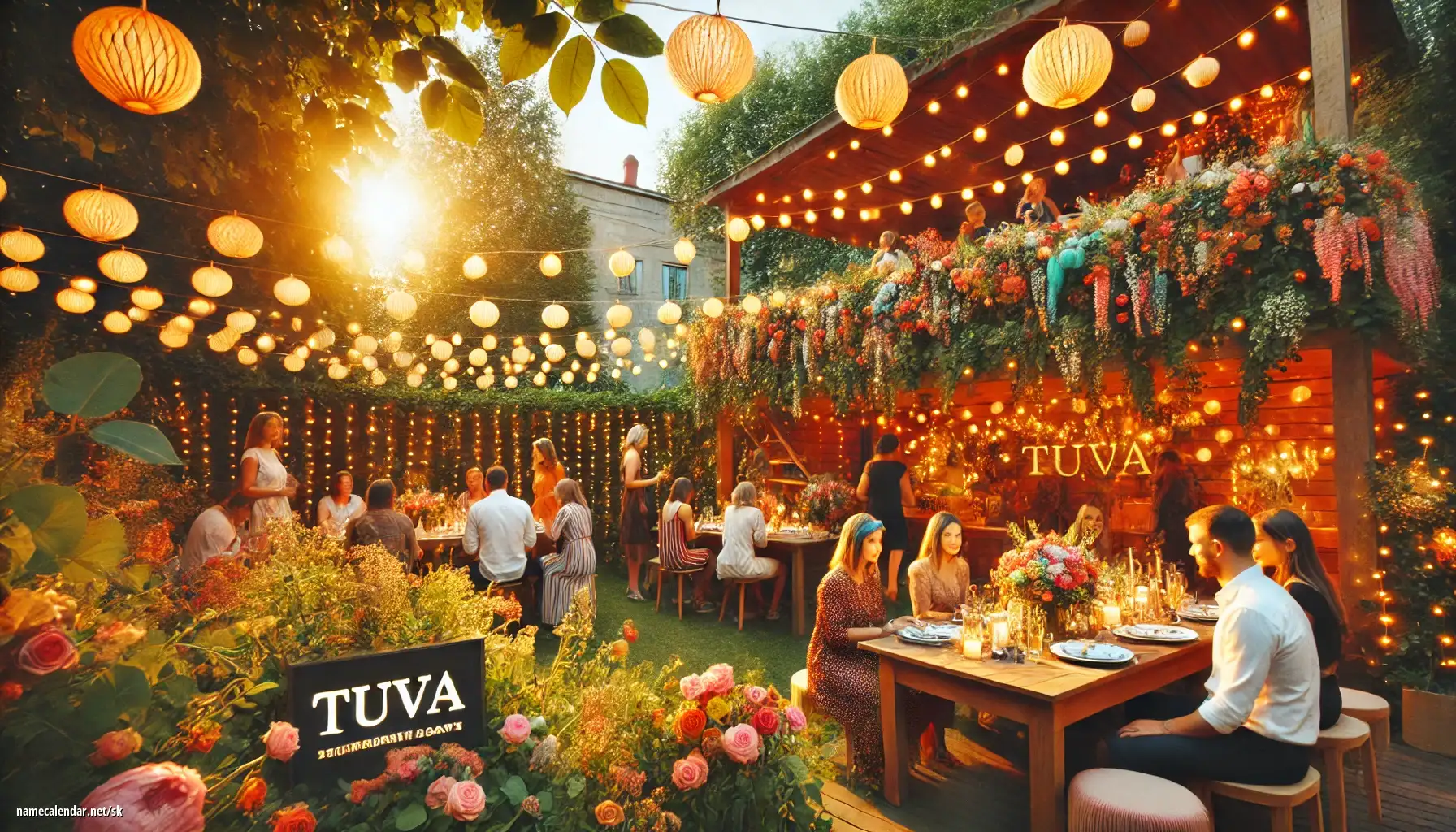 Oslava menín a mien - Tuva