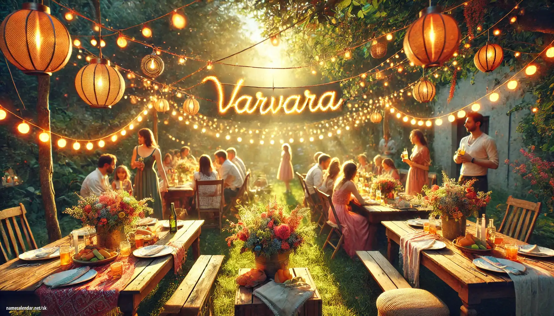 Oslava menín a mien - Varvara