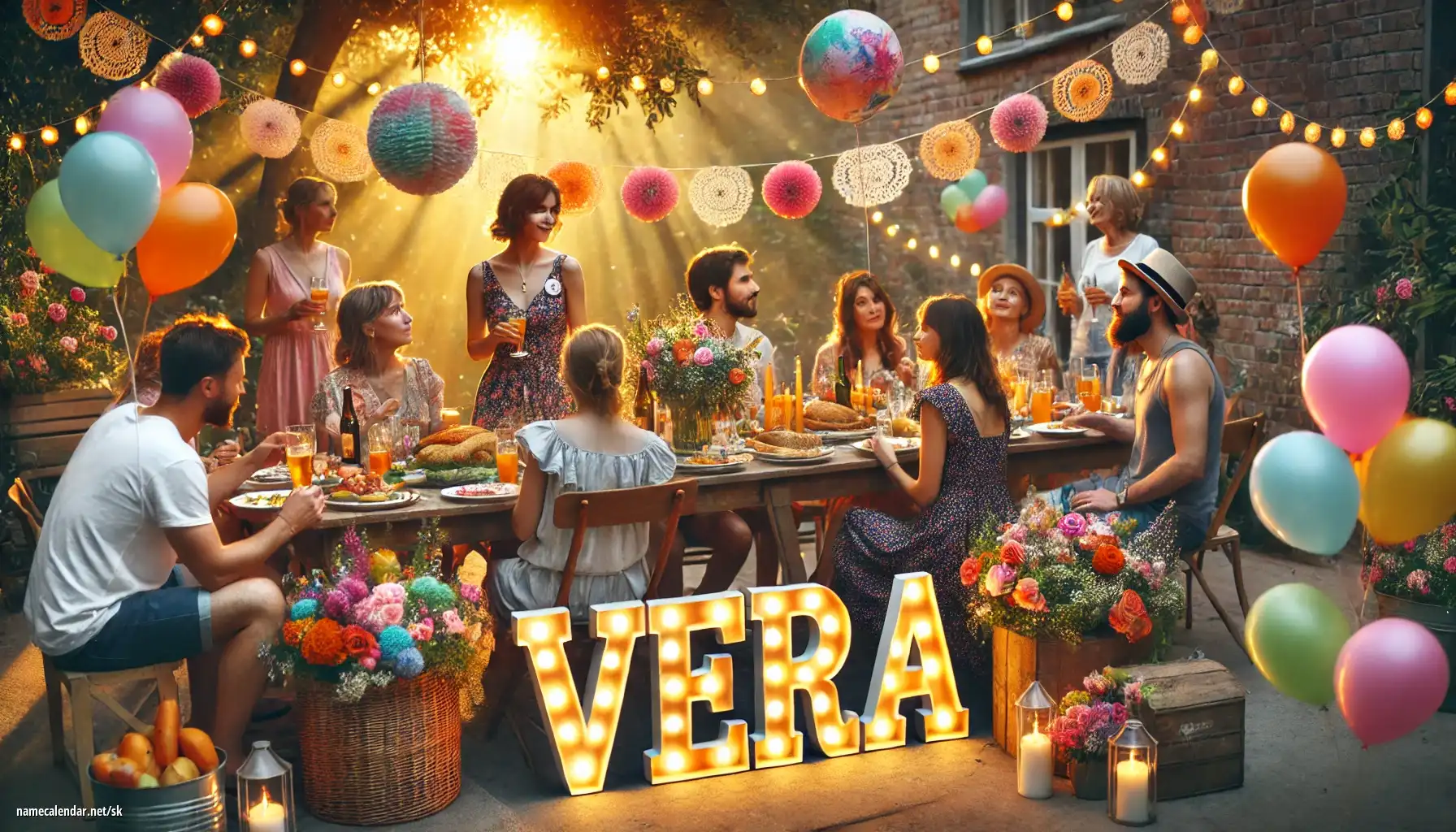 Oslava menín a mien - Vera