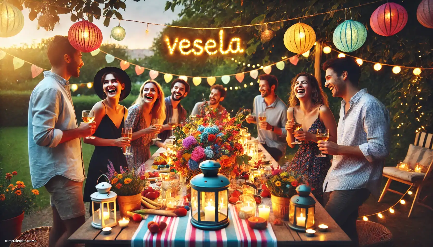 Oslava menín a mien - Vesela