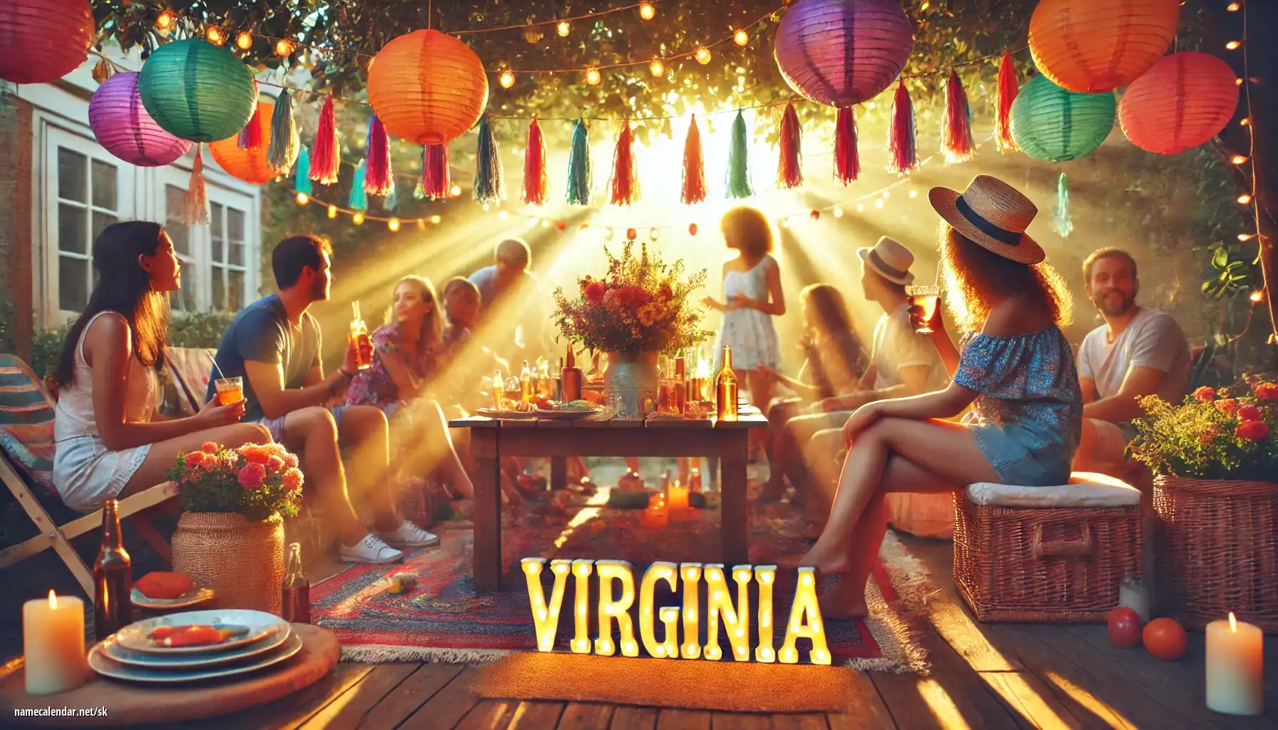 Oslava menín a mien - Virginia