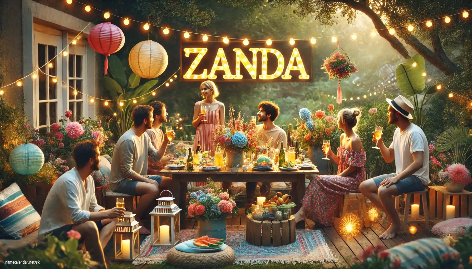 Oslava menín a mien - Zanda