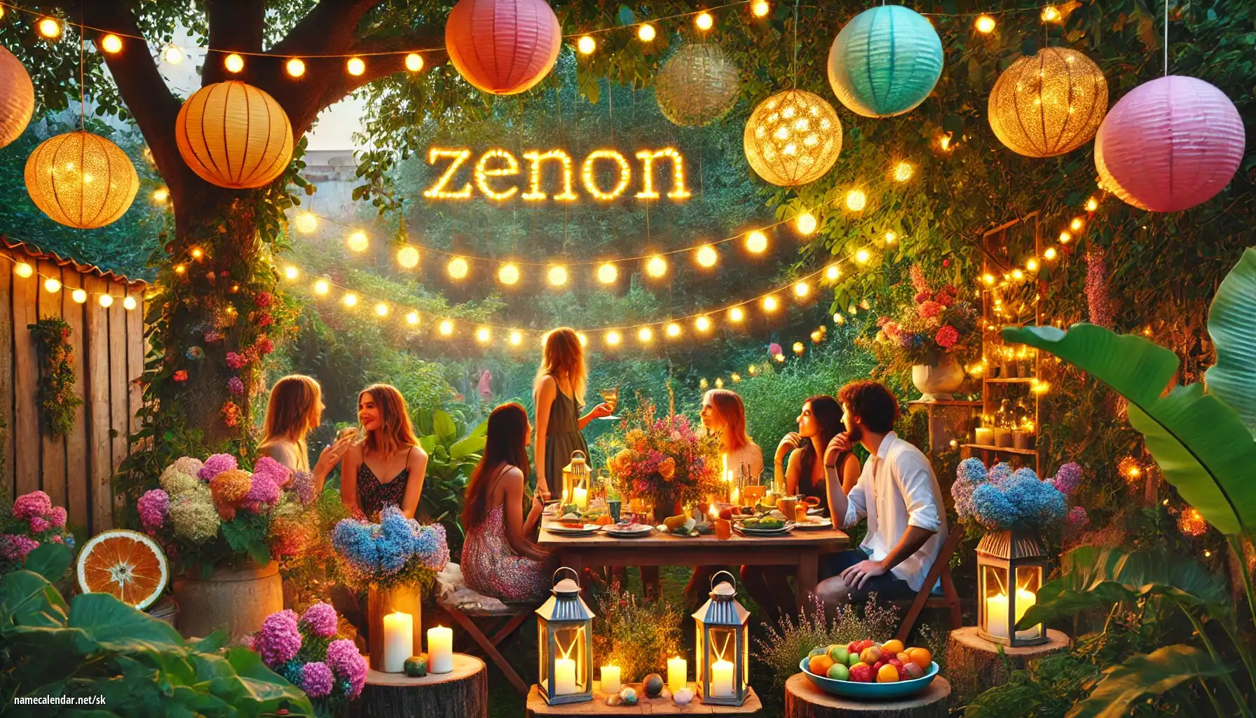 Oslava menín a mien - Zenon