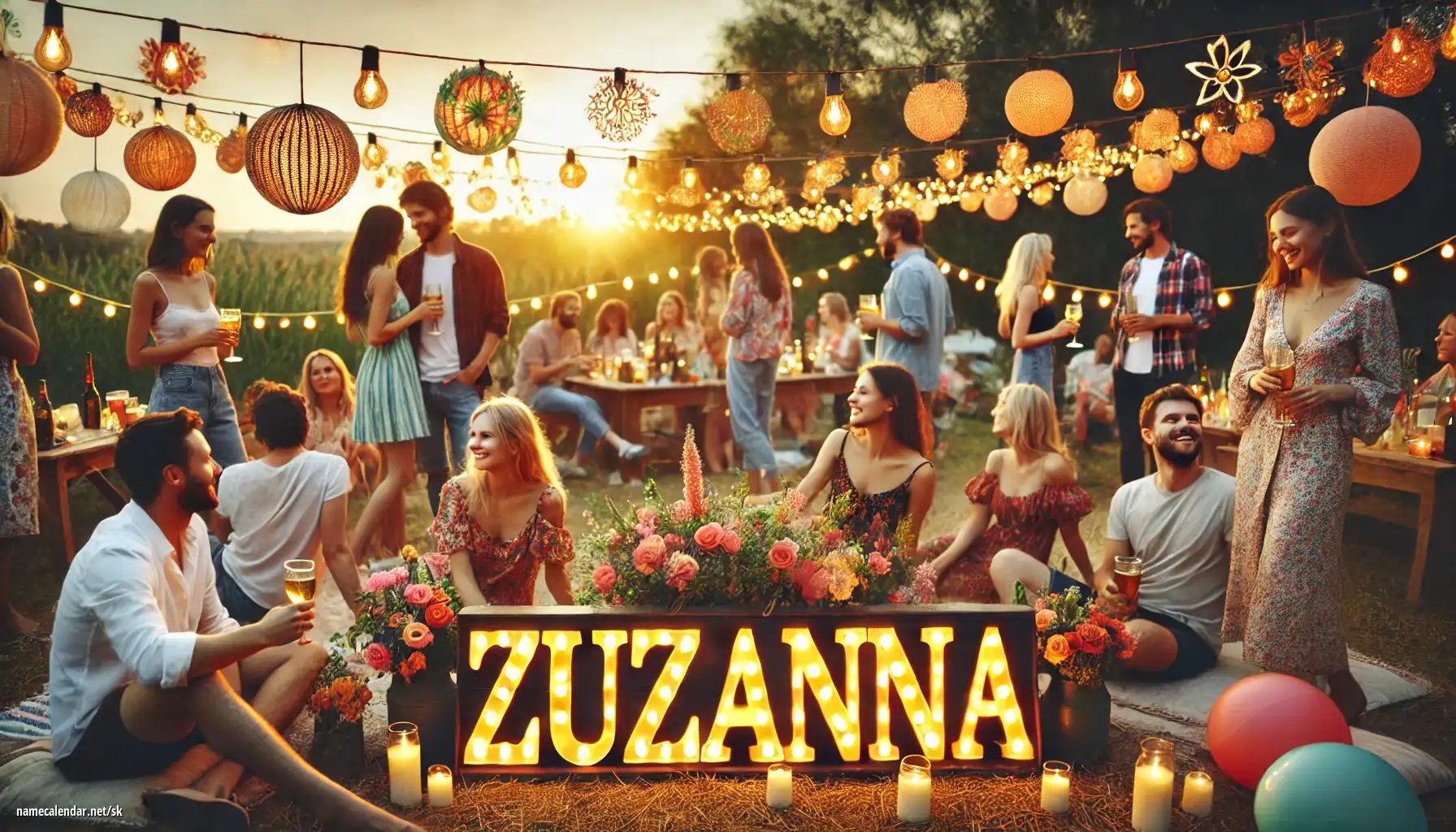 Oslava menín a mien - Zuzanna