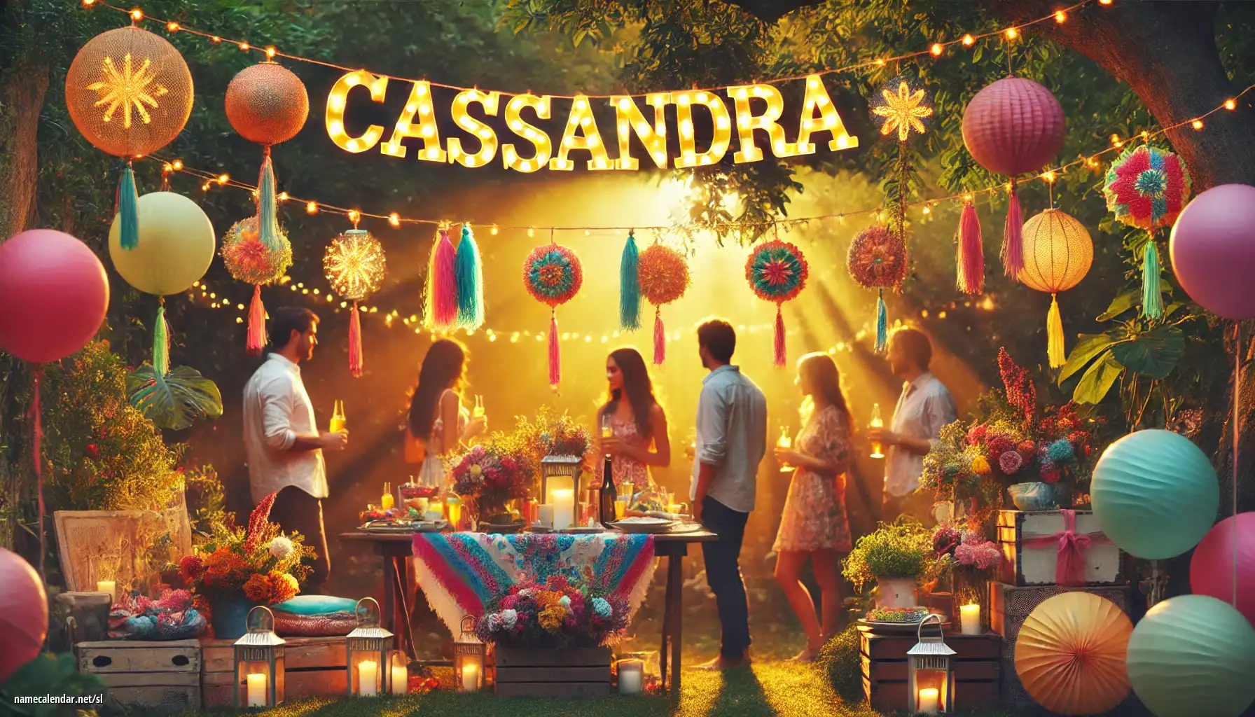 Praznovanje imendana in imena - Cassandra