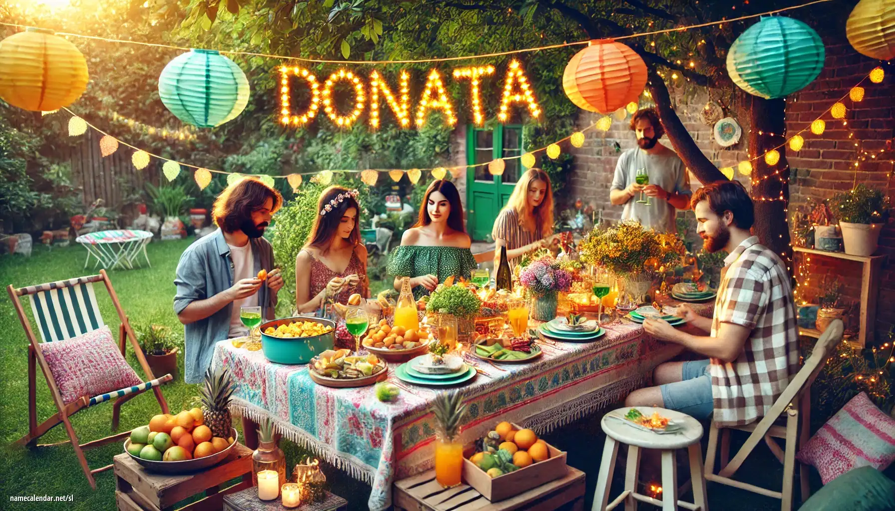 Praznovanje imendana in imena - Donata