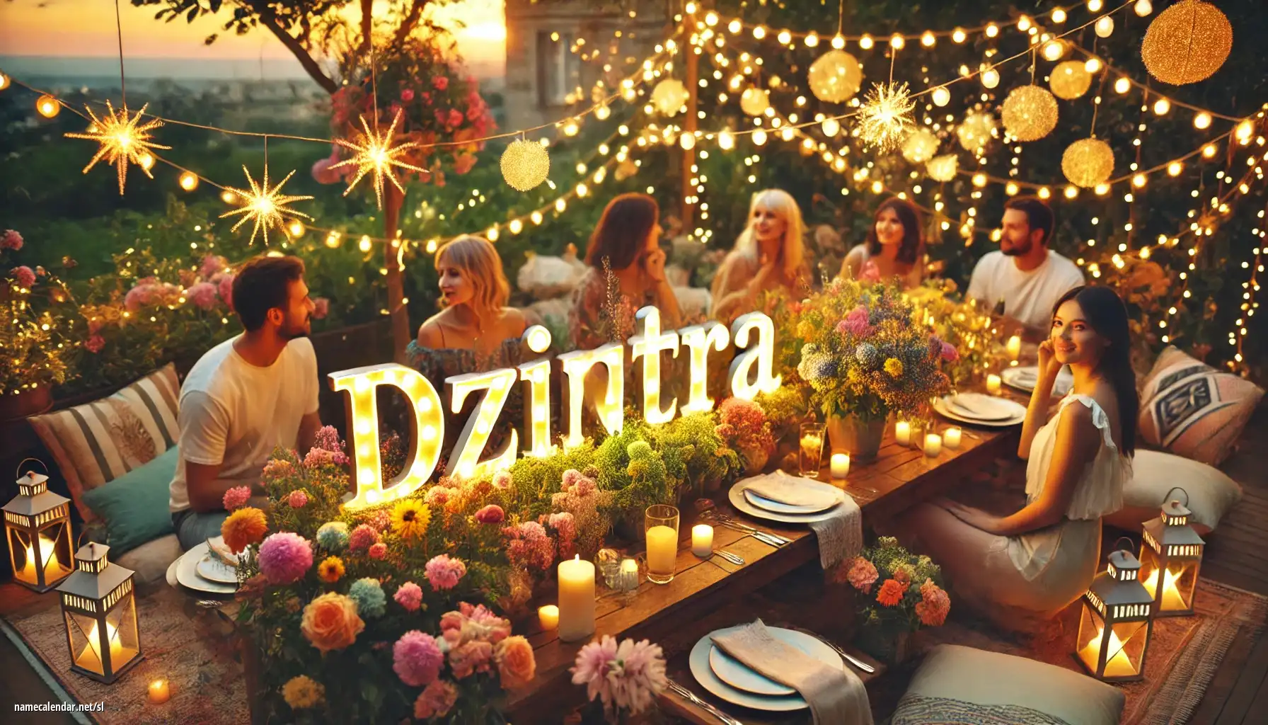 Praznovanje imendana in imena - Dzintra