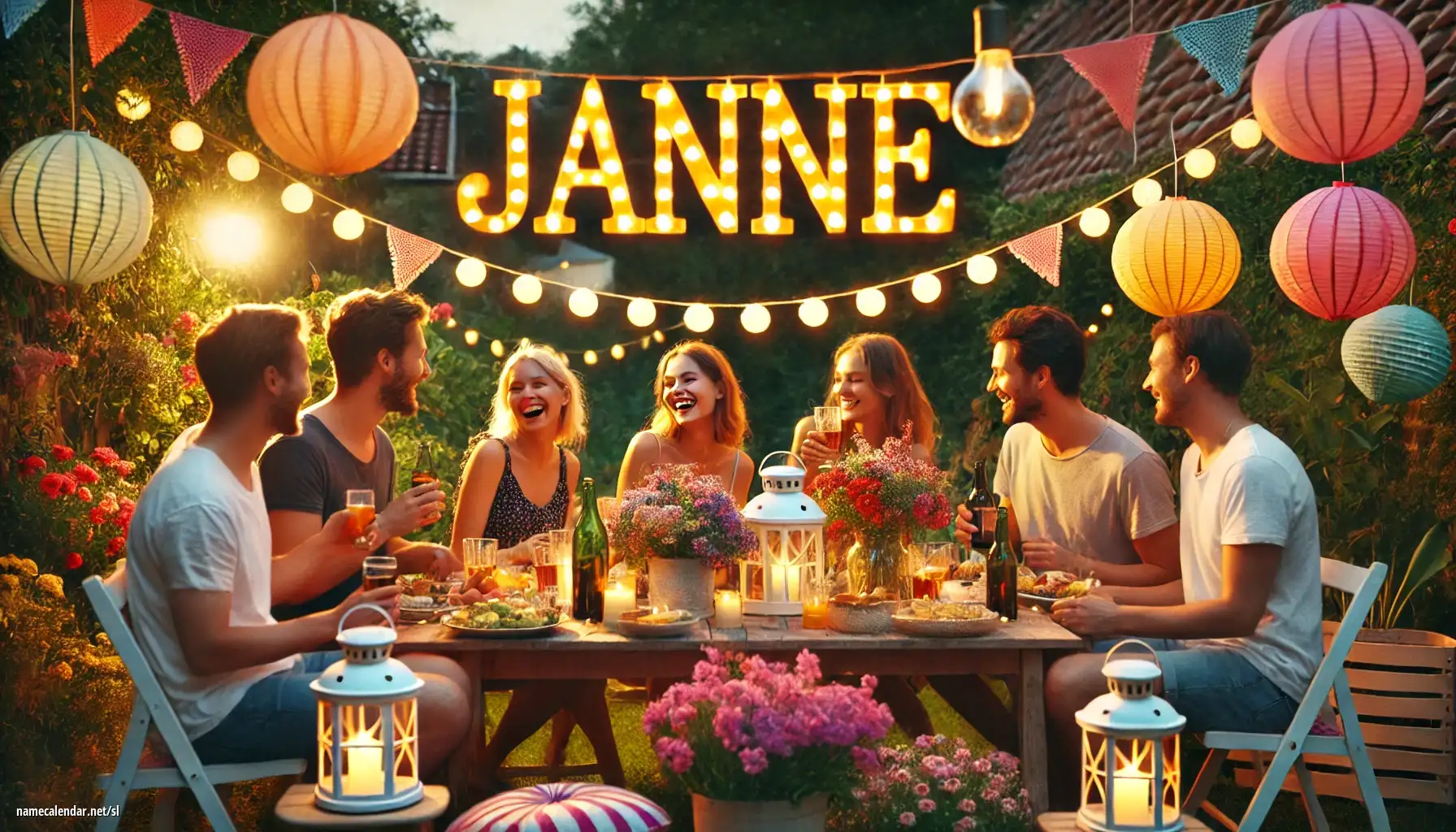 Praznovanje imendana in imena - Janne