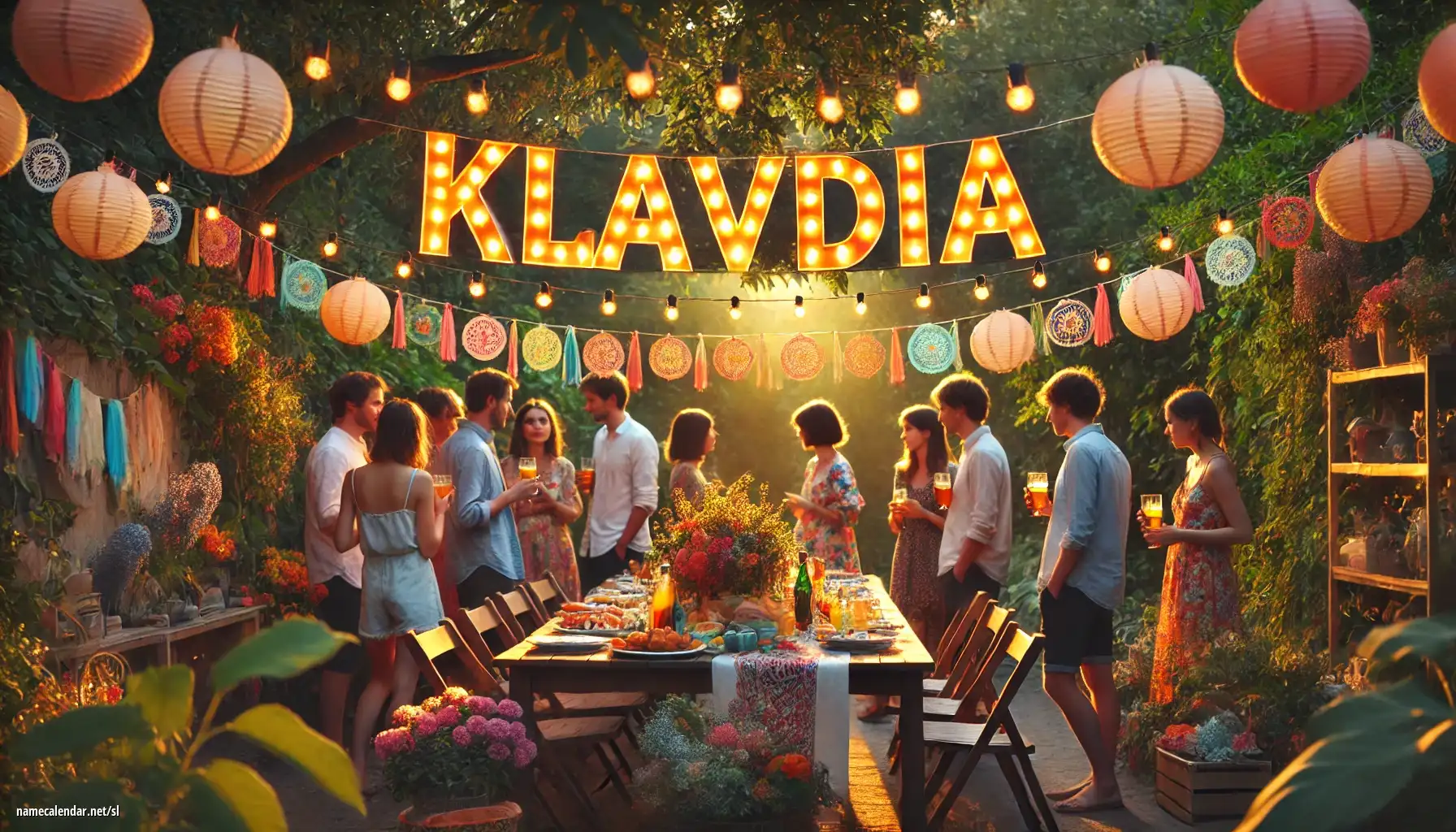 Praznovanje imendana in imena - Klavdia