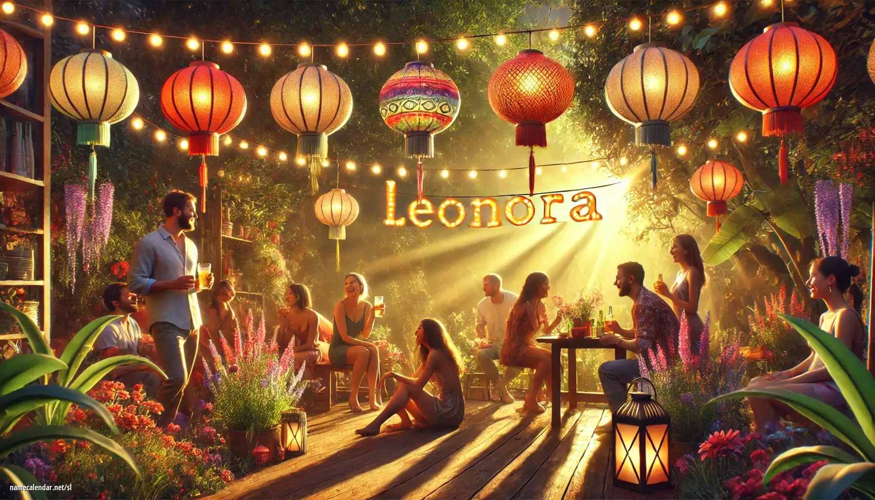 Praznovanje imendana in imena - Leonóra