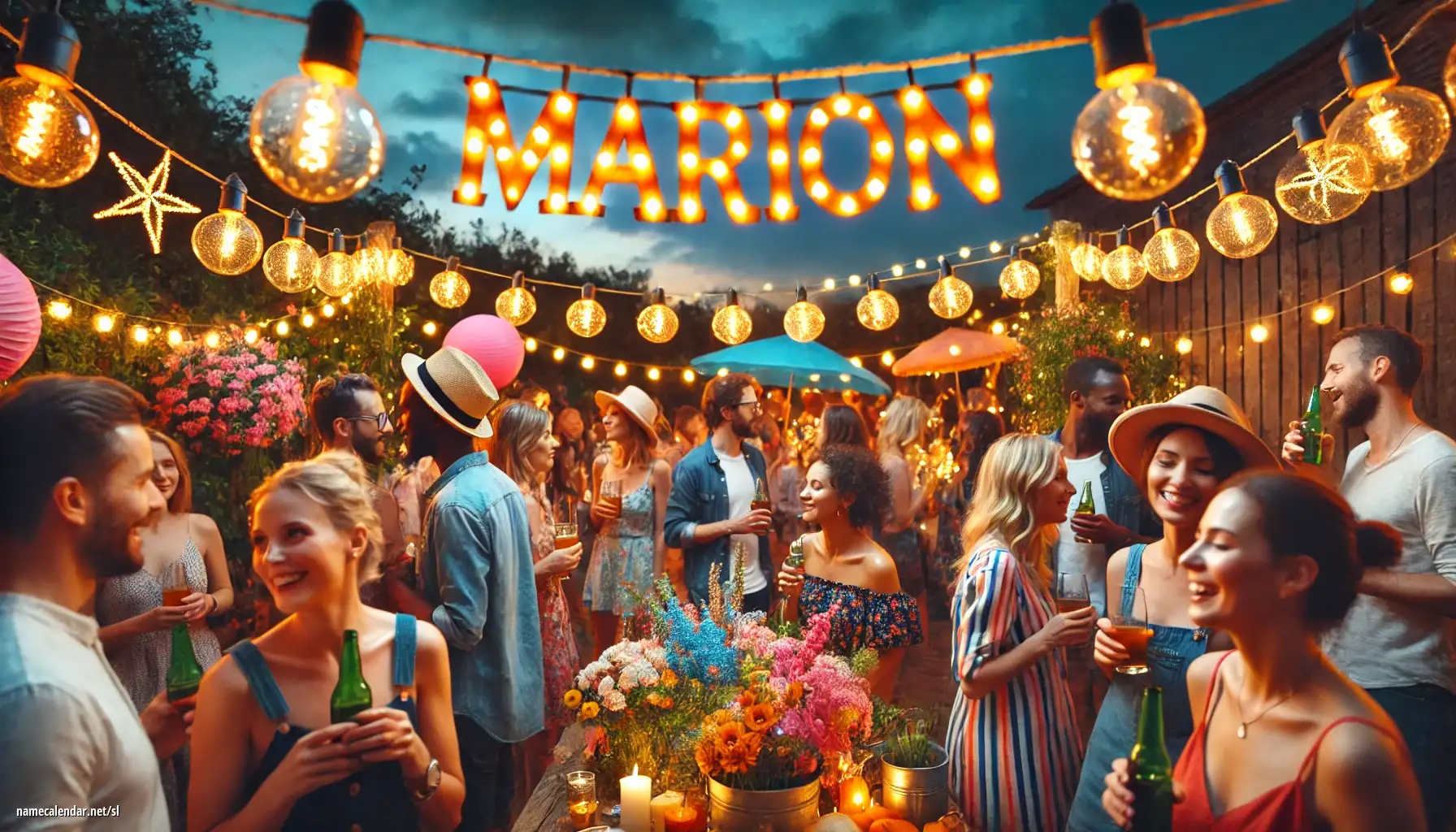 Praznovanje imendana in imena - Marion