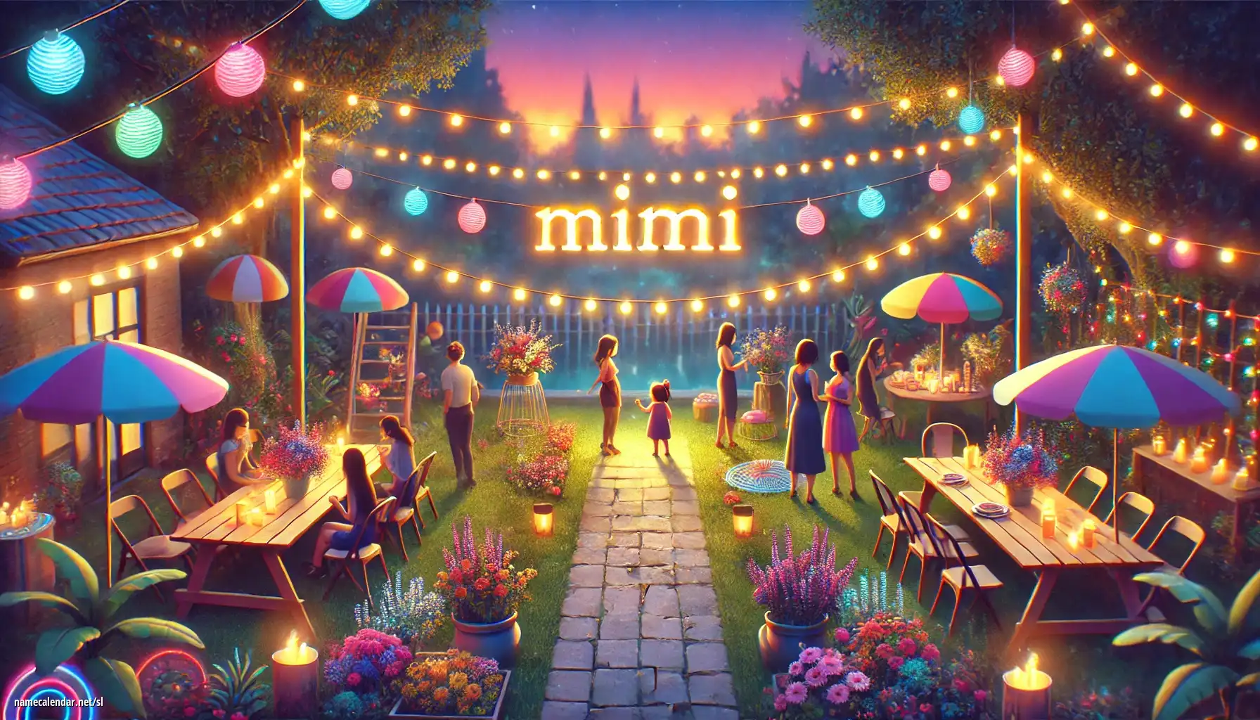 Praznovanje imendana in imena - Mimi