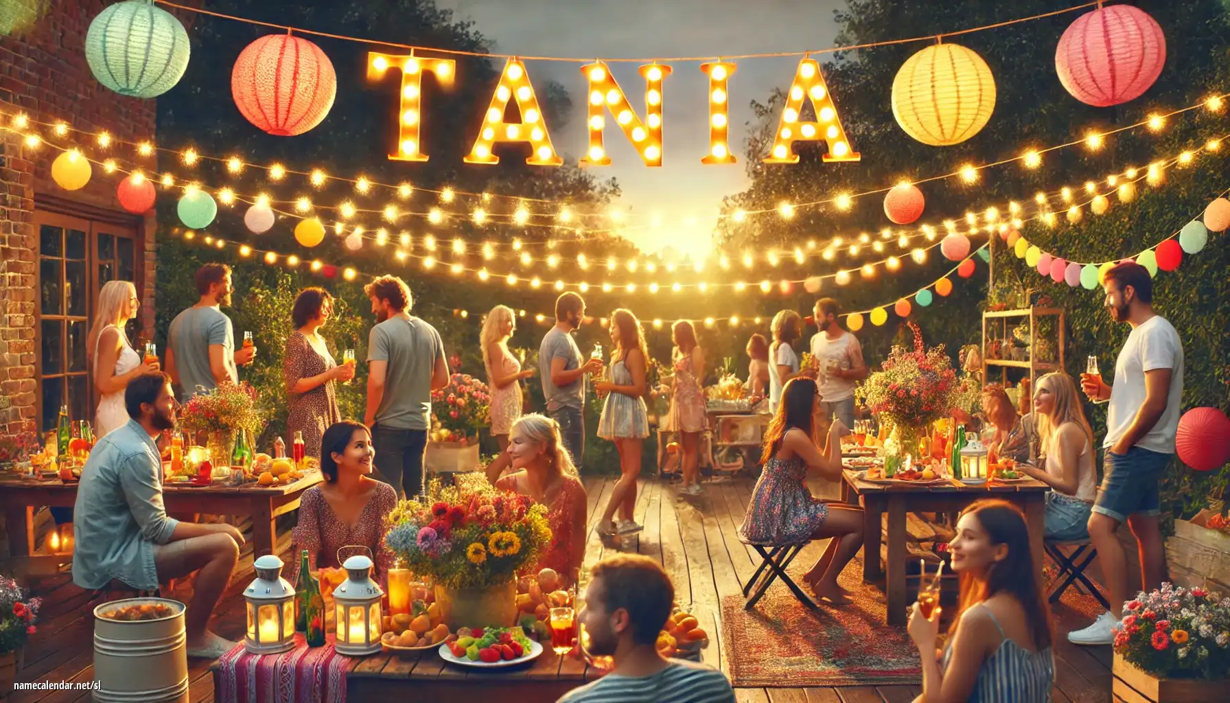 Praznovanje imendana in imena - Tania