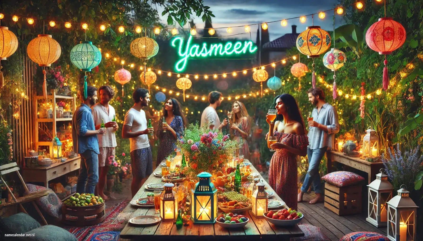 Praznovanje imendana in imena - Yasmeen