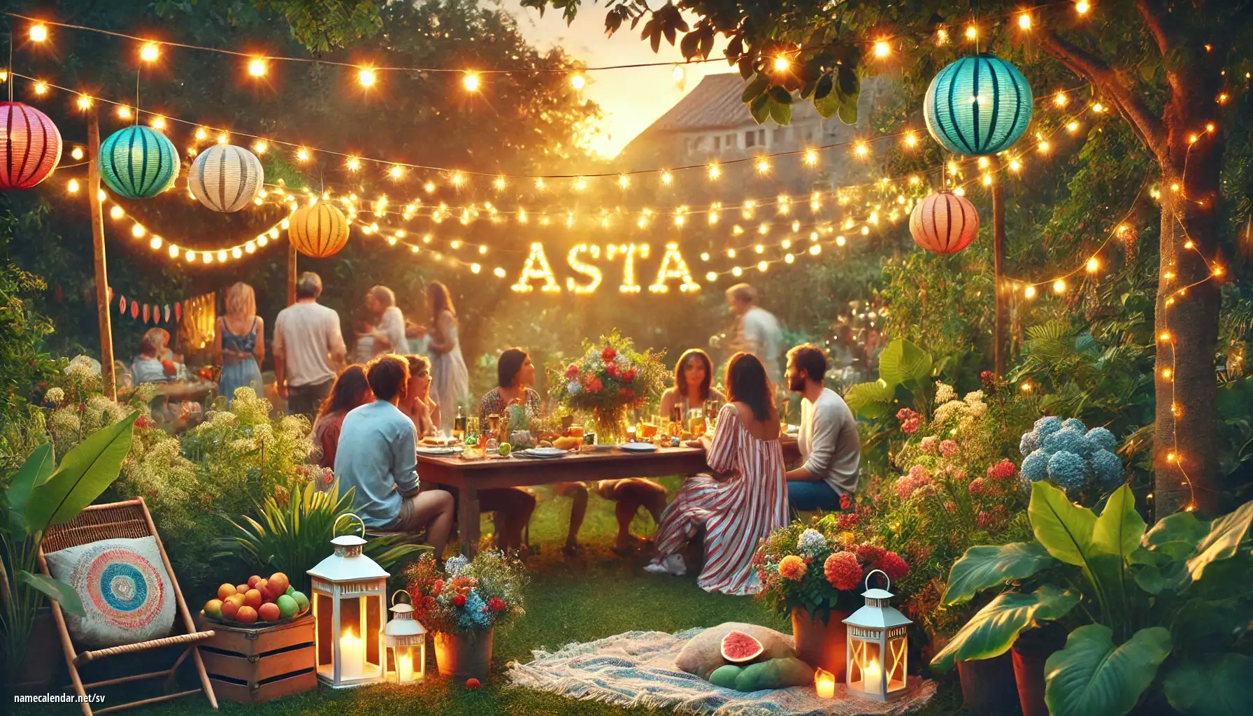 Firande av namnsdag och namn - Åsta