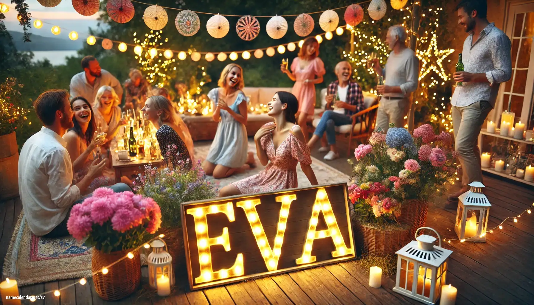 Firande av namnsdag och namn - Éva