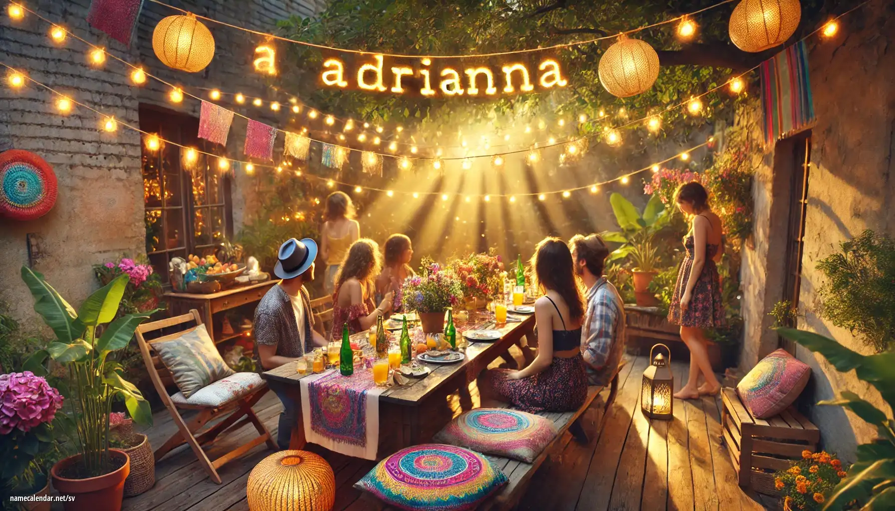 Firande av namnsdag och namn - Adrianna