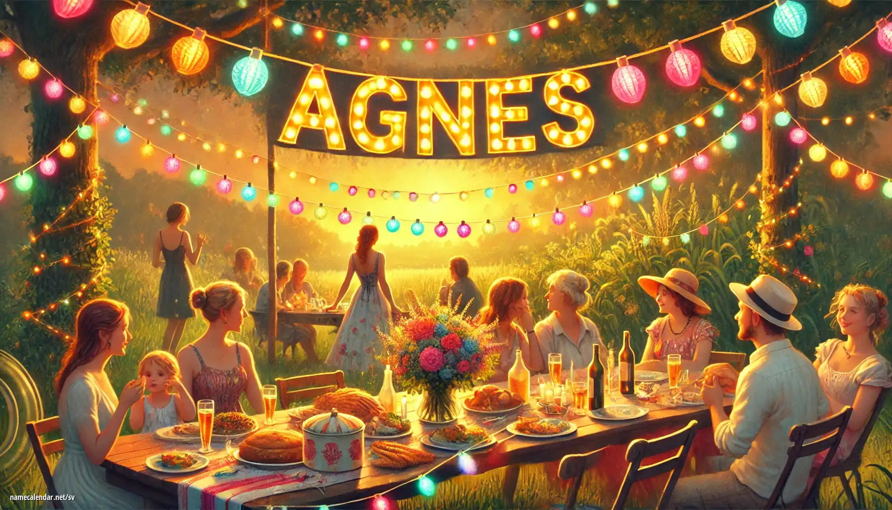 Firande av namnsdag och namn - Agnès