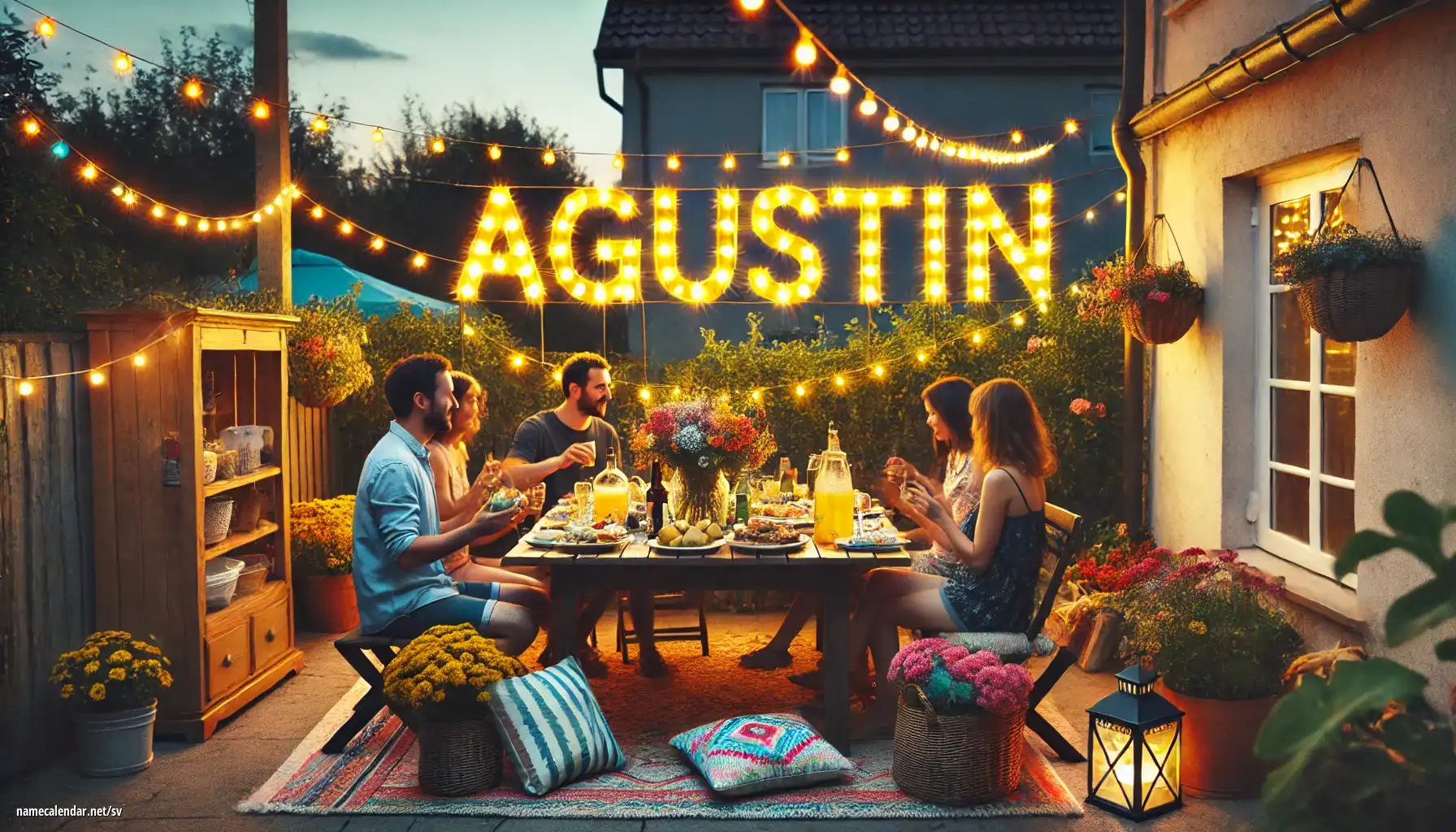 Firande av namnsdag och namn - Agustin