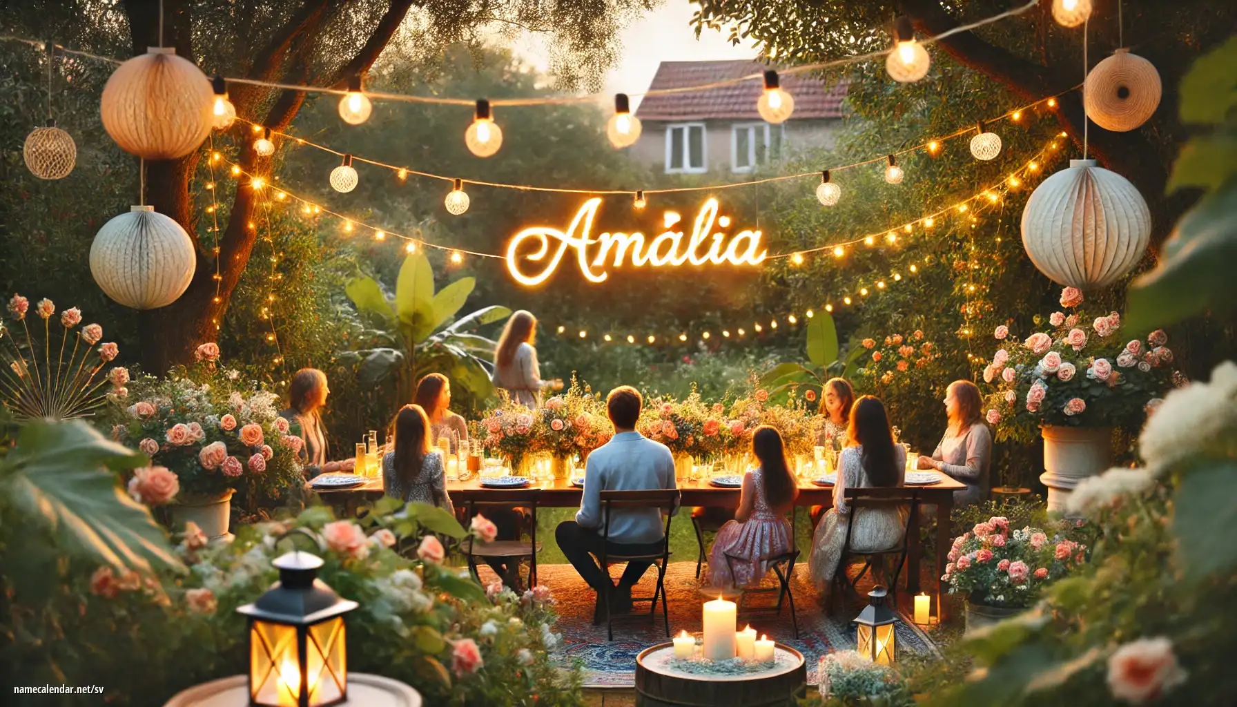 Firande av namnsdag och namn - Amália