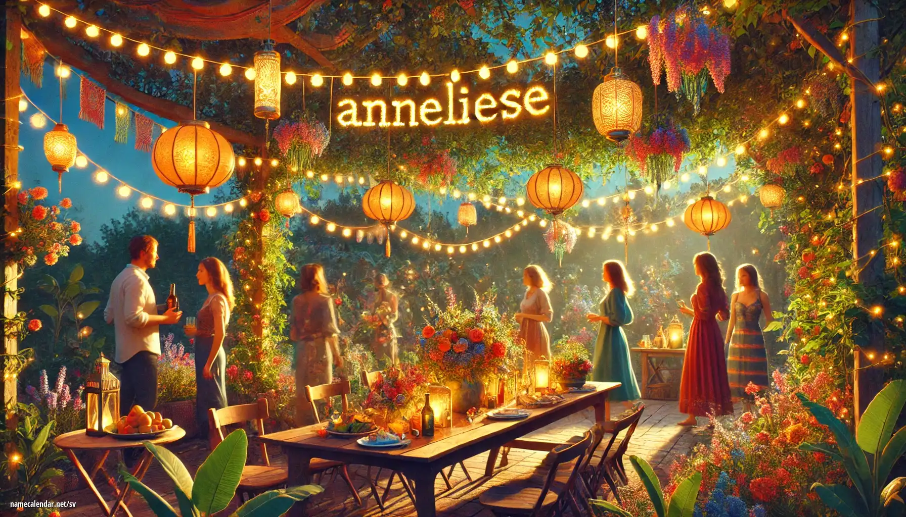 Firande av namnsdag och namn - Anneliese