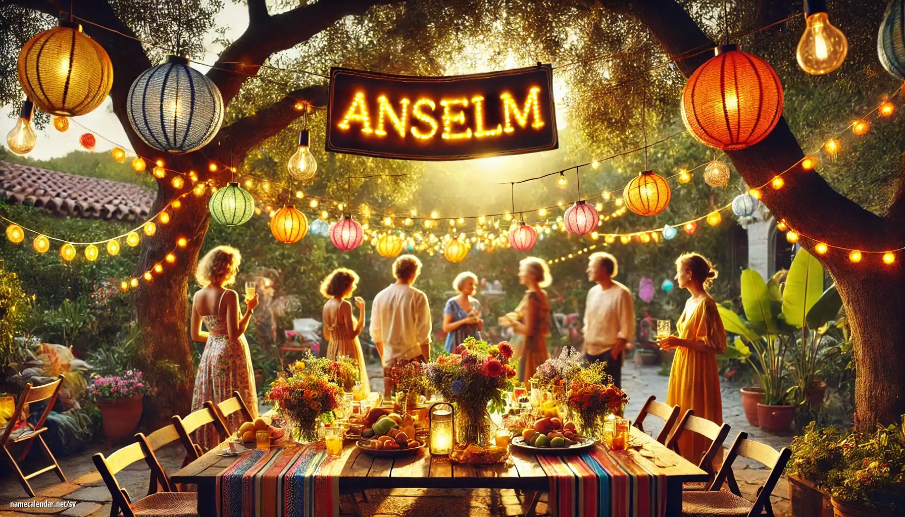 Firande av namnsdag och namn - Anselm