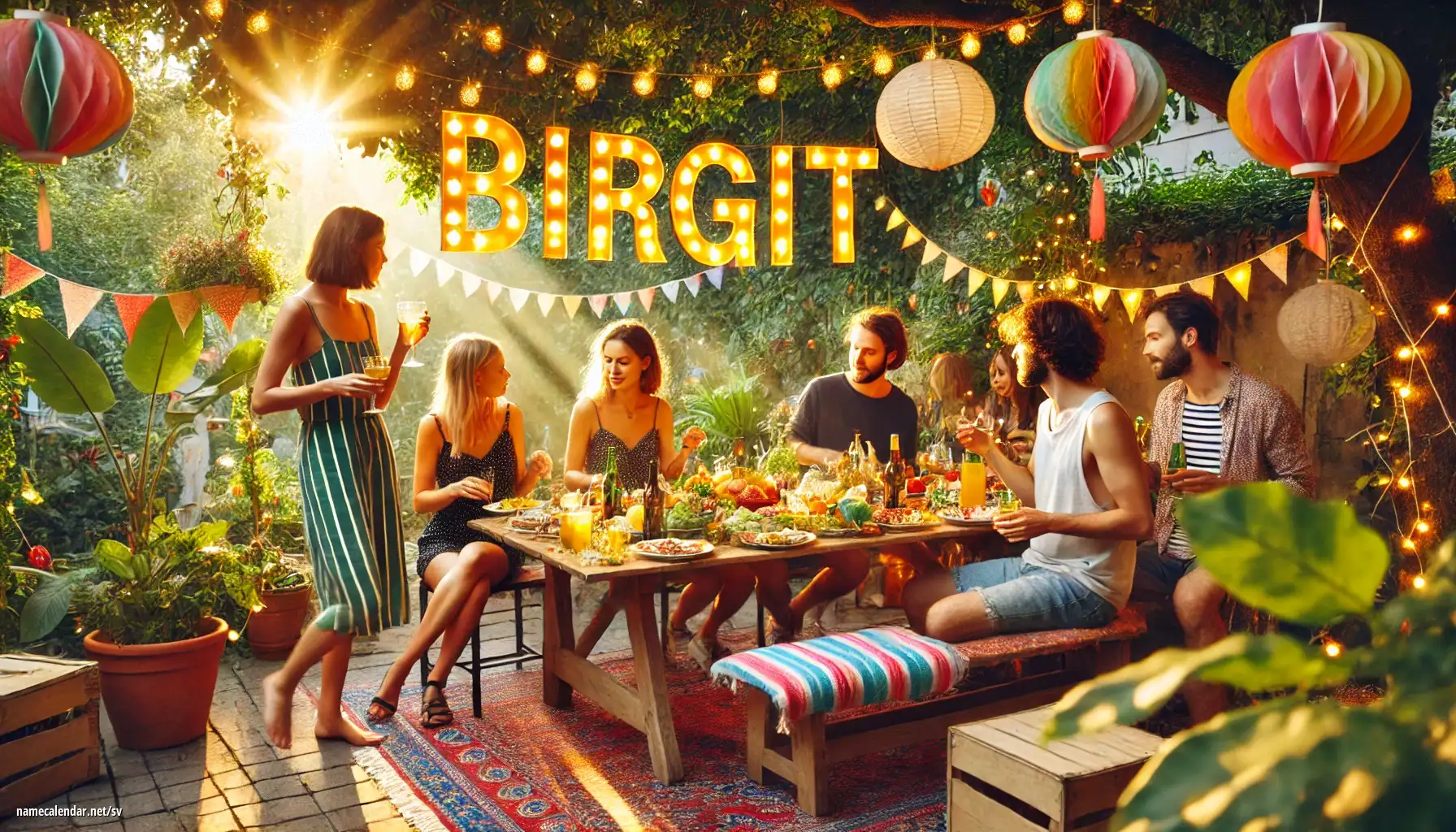 Firande av namnsdag och namn - Birgit