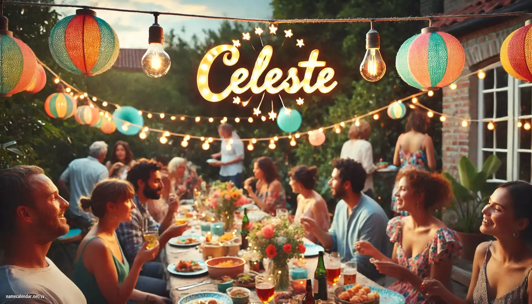 Firande av namnsdag och namn - Céleste