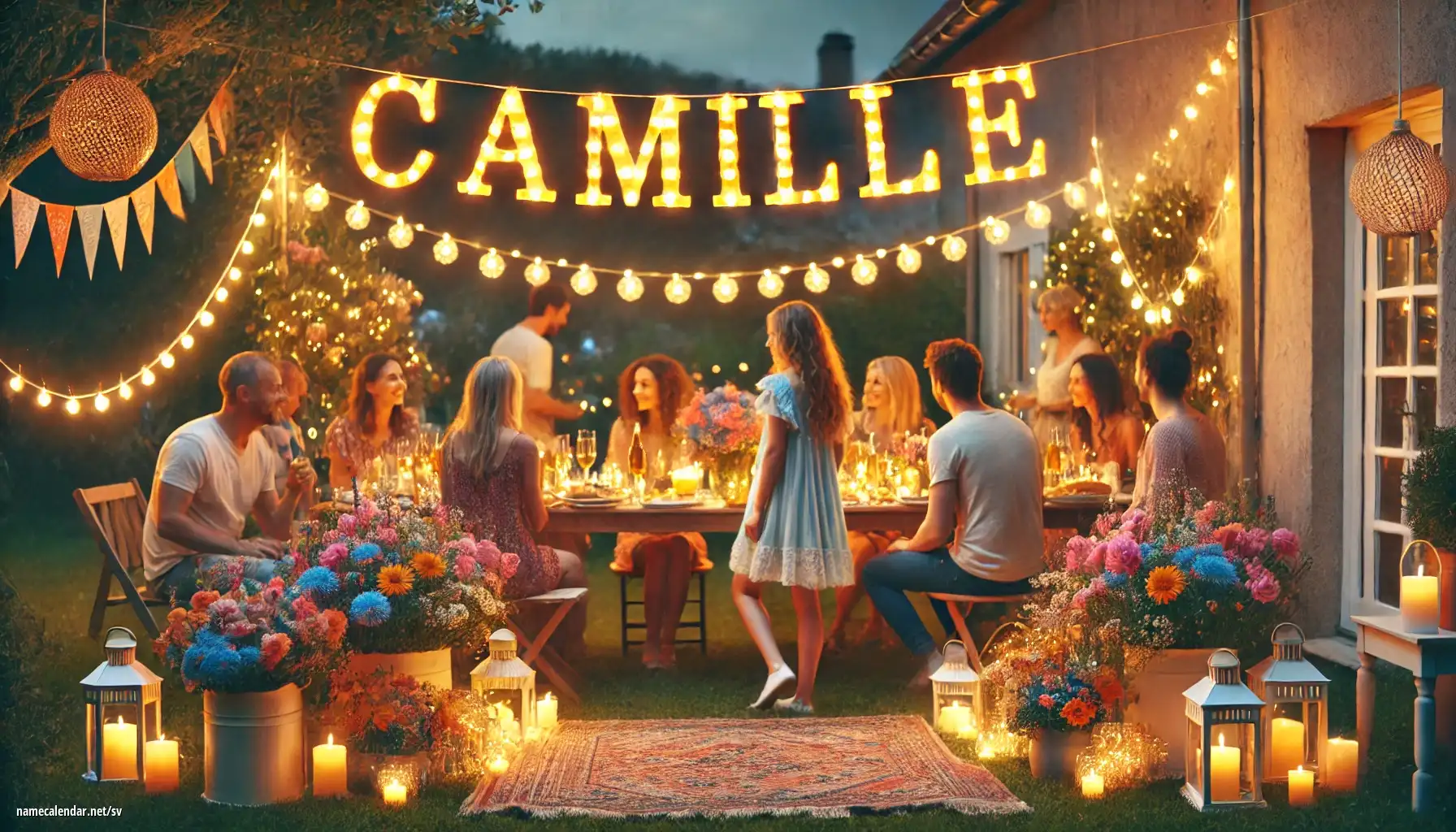 Firande av namnsdag och namn - Camille